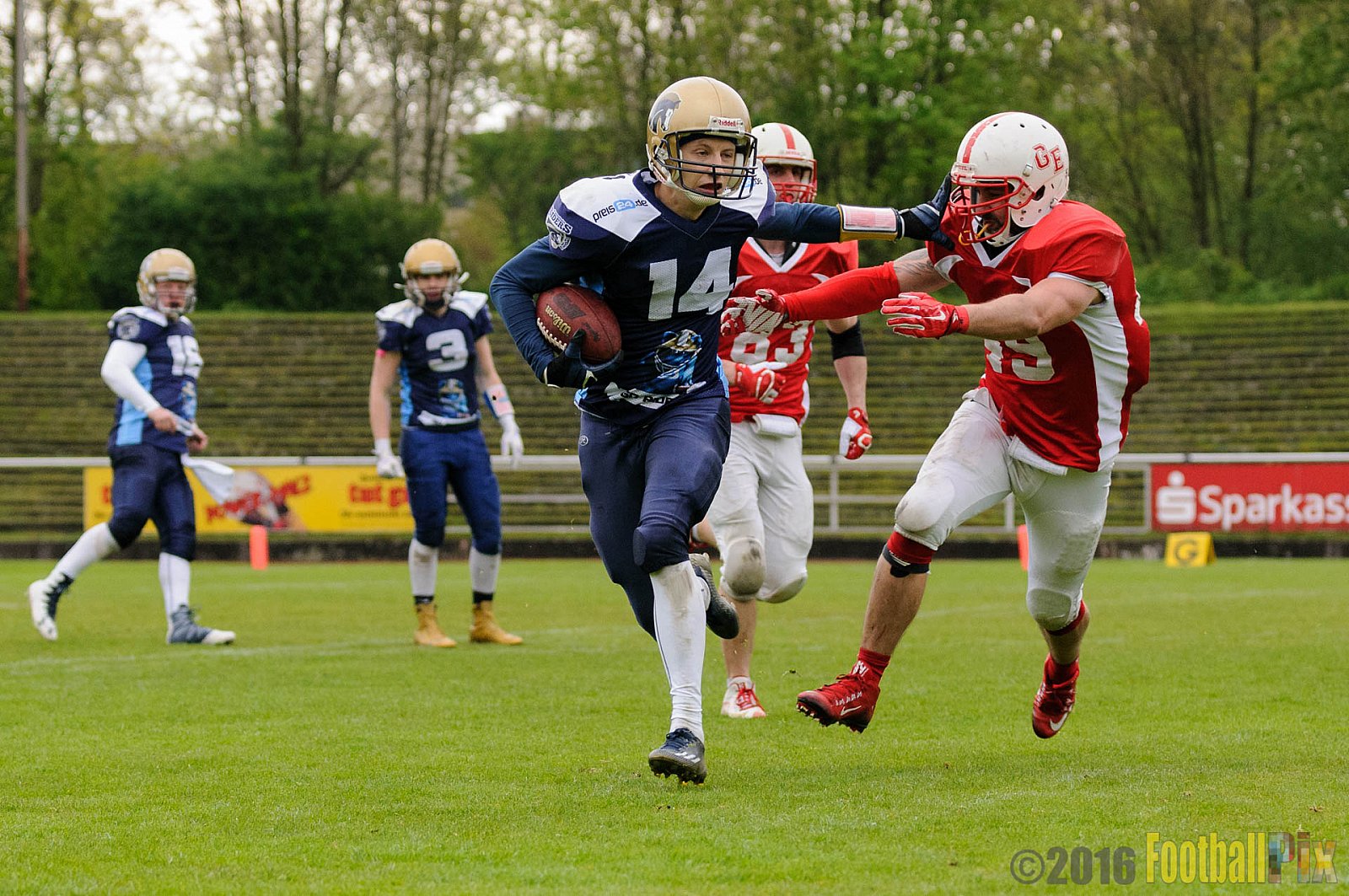 Gelsenkirchen Devils vs. Schiefbahn Riders - 30.04.2016 OL NRW: Gelsenkirchen Devils vs. Schiefbahn Riders (37:25)