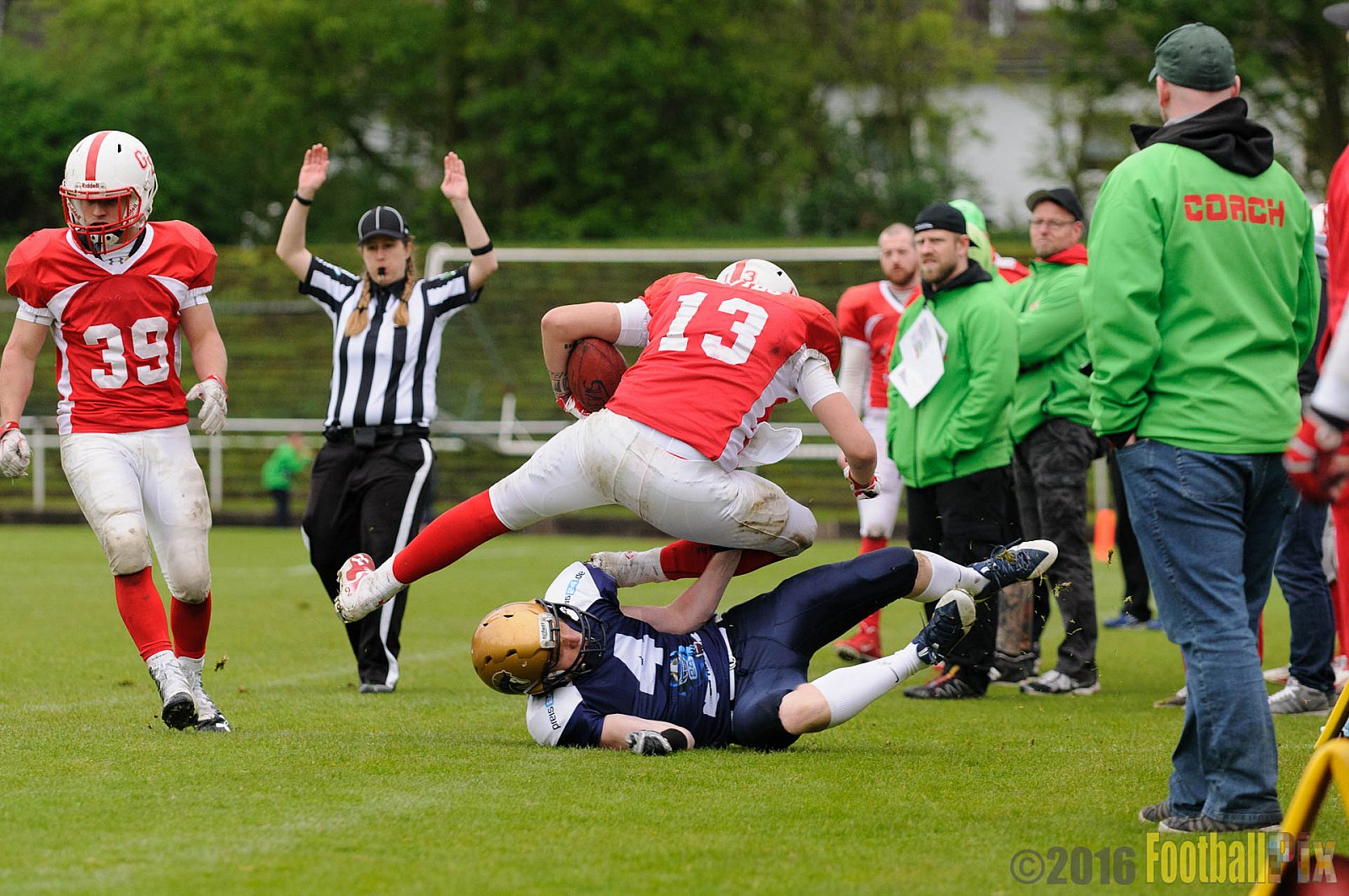 Gelsenkirchen Devils vs. Schiefbahn Riders - 30.04.2016 OL NRW: Gelsenkirchen Devils vs. Schiefbahn Riders (37:25)