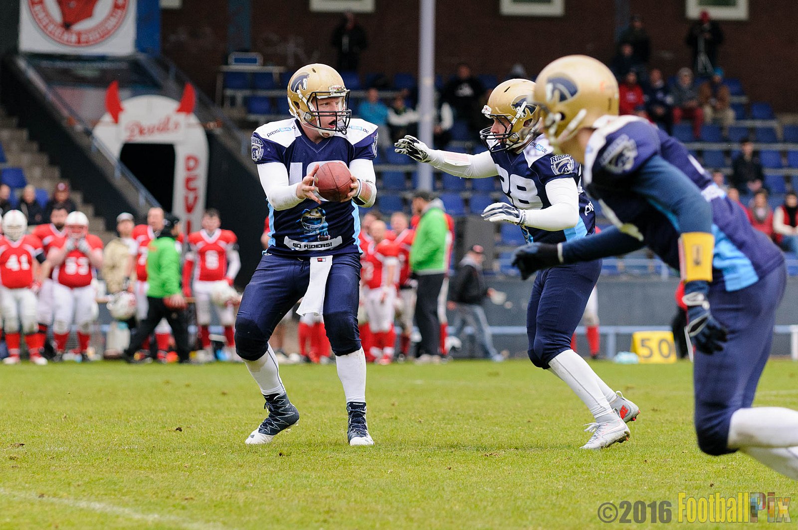 Gelsenkirchen Devils vs. Schiefbahn Riders - 30.04.2016 OL NRW: Gelsenkirchen Devils vs. Schiefbahn Riders (37:25)