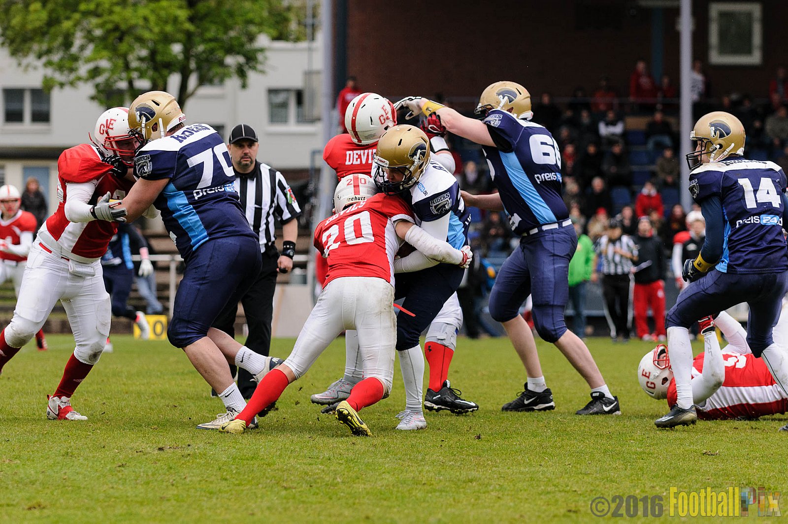 Gelsenkirchen Devils vs. Schiefbahn Riders - 30.04.2016 OL NRW: Gelsenkirchen Devils vs. Schiefbahn Riders (37:25)