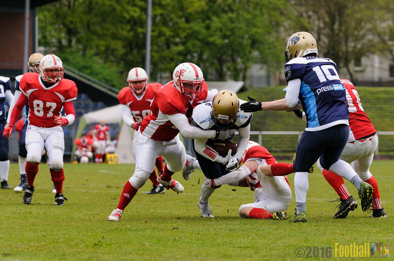 Gelsenkirchen Devils vs. Schiefbahn Riders - 30.04.2016 OL NRW: Gelsenkirchen Devils vs. Schiefbahn Riders (37:25)