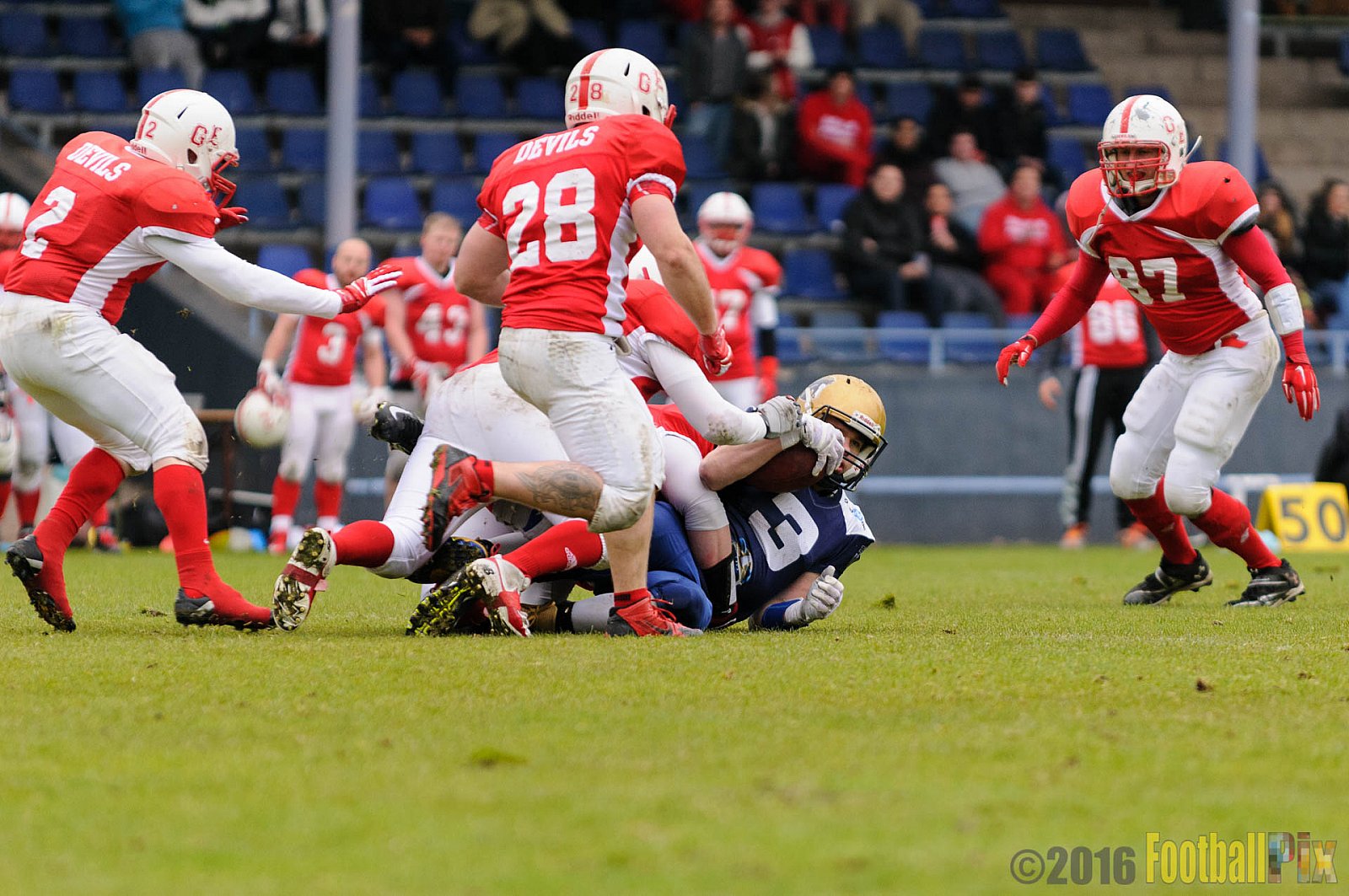 Gelsenkirchen Devils vs. Schiefbahn Riders - 30.04.2016 OL NRW: Gelsenkirchen Devils vs. Schiefbahn Riders (37:25)