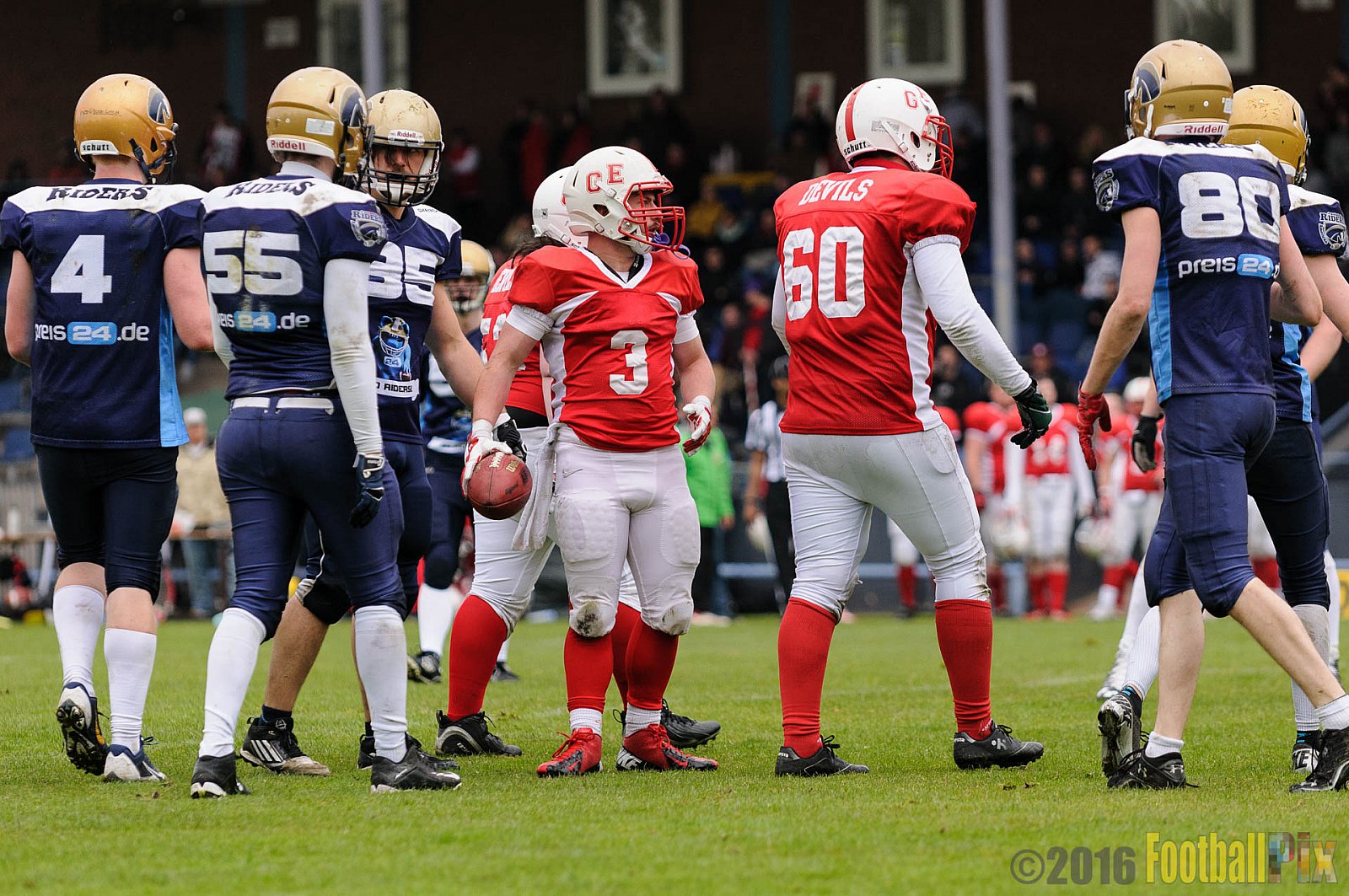 Gelsenkirchen Devils vs. Schiefbahn Riders - 30.04.2016 OL NRW: Gelsenkirchen Devils vs. Schiefbahn Riders (37:25)