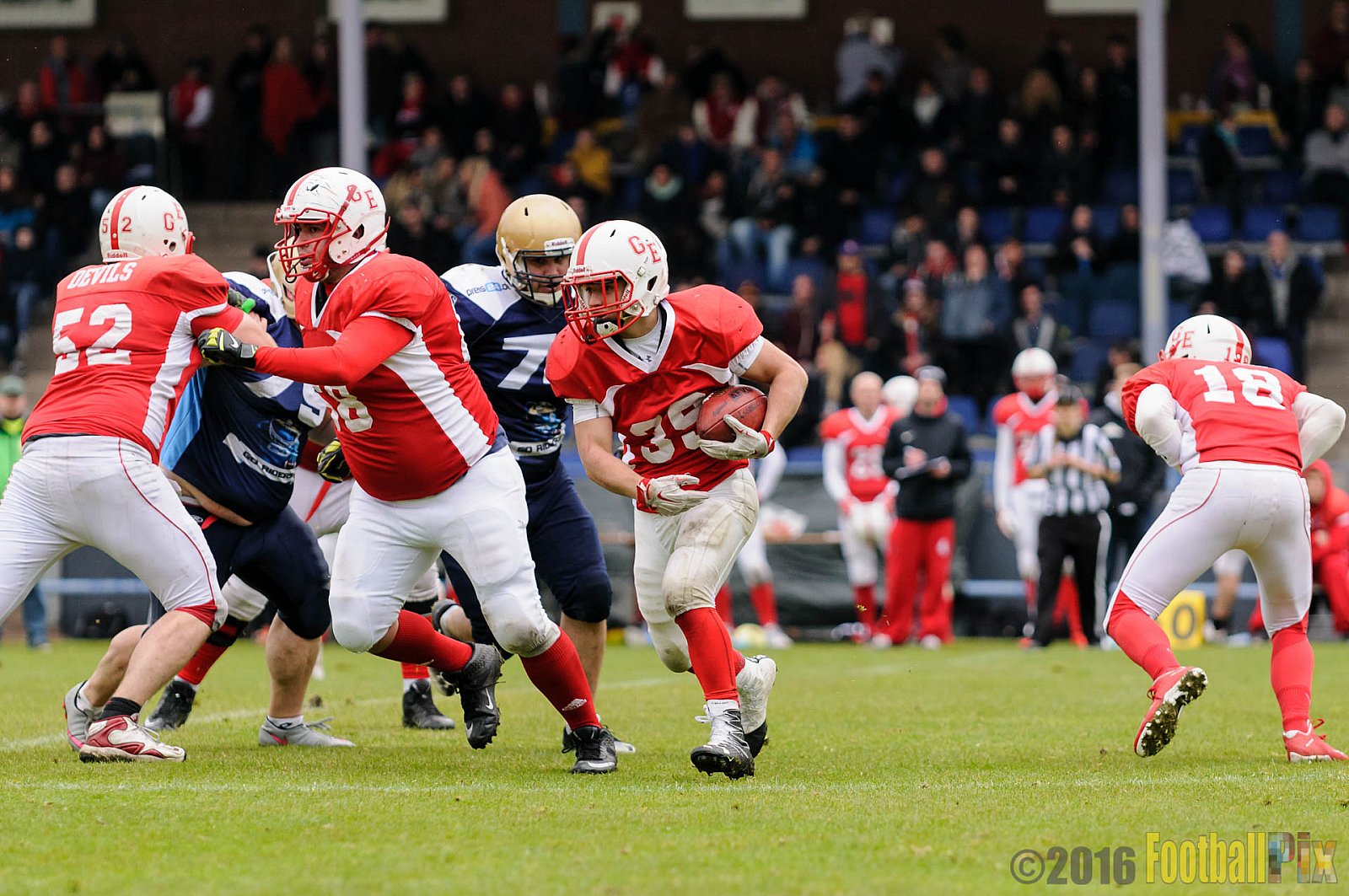 Gelsenkirchen Devils vs. Schiefbahn Riders - 30.04.2016 OL NRW: Gelsenkirchen Devils vs. Schiefbahn Riders (37:25)