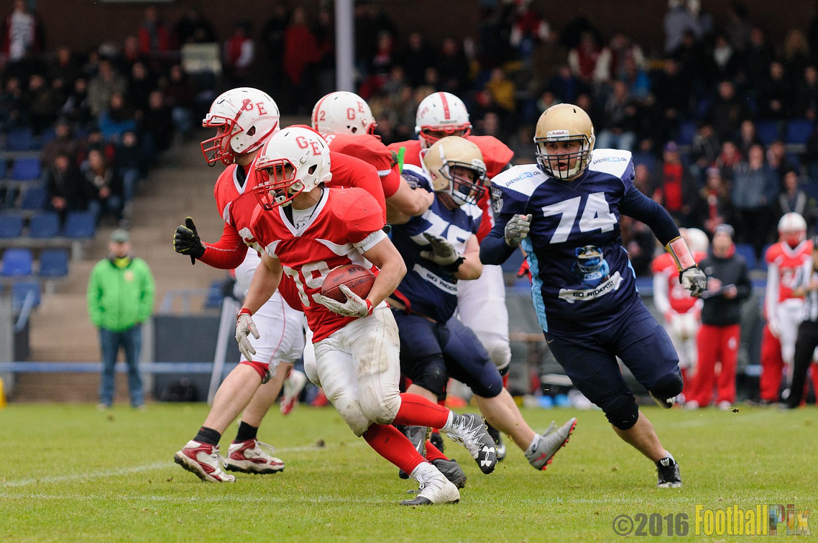 Gelsenkirchen Devils vs. Schiefbahn Riders - 30.04.2016 OL NRW: Gelsenkirchen Devils vs. Schiefbahn Riders (37:25)