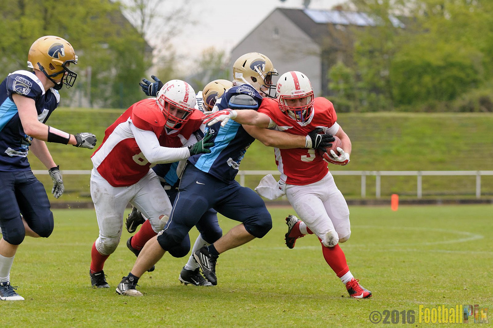Gelsenkirchen Devils vs. Schiefbahn Riders - 30.04.2016 OL NRW: Gelsenkirchen Devils vs. Schiefbahn Riders (37:25)