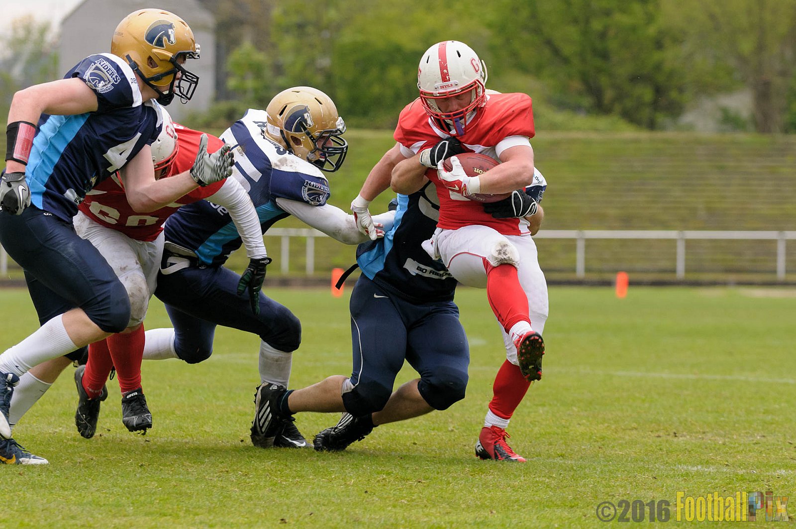 Gelsenkirchen Devils vs. Schiefbahn Riders - 30.04.2016 OL NRW: Gelsenkirchen Devils vs. Schiefbahn Riders (37:25)
