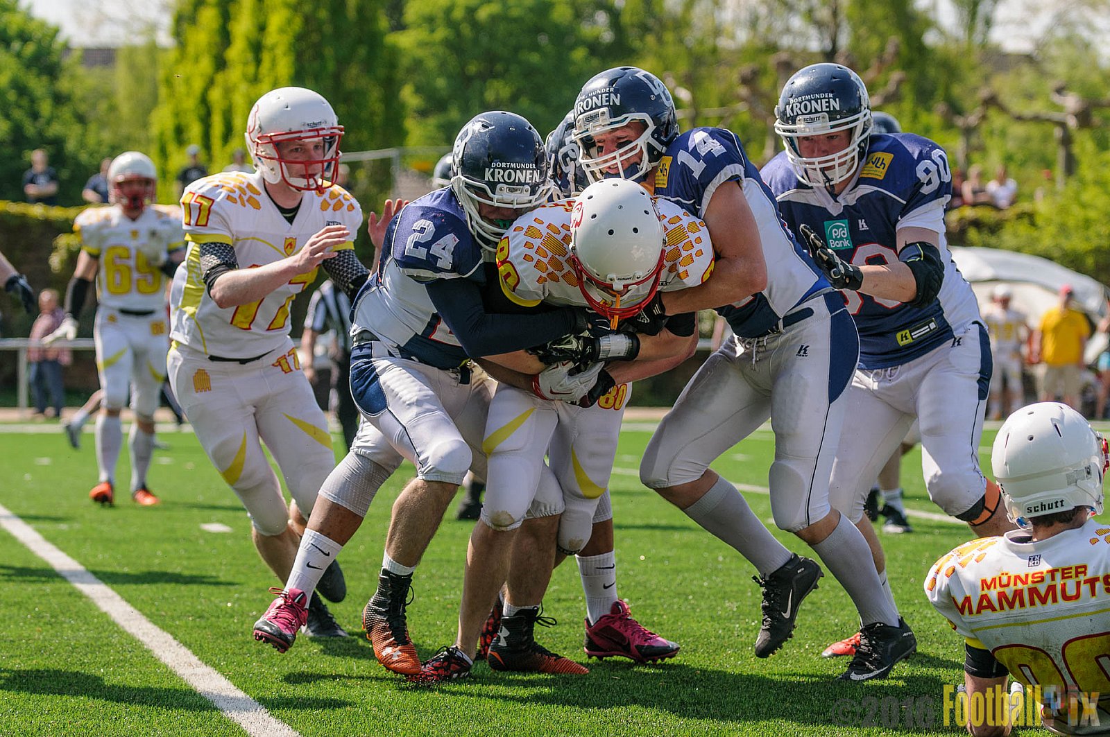 Dortmund Giants vs. Münster Mammuts - 07.05.2016 OL NRW: Dortmund Giants vs. Münster Mammuts (12:6)