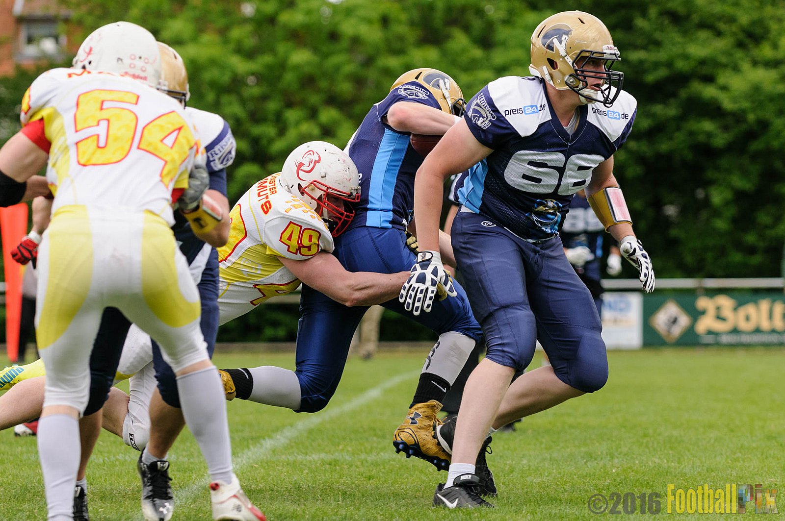 Schiefbahn Riders vs. Münster Mammuts - 16.05.2016 OL NRW: Schiefbahn Riders vs. Münster Mammuts (0:9)