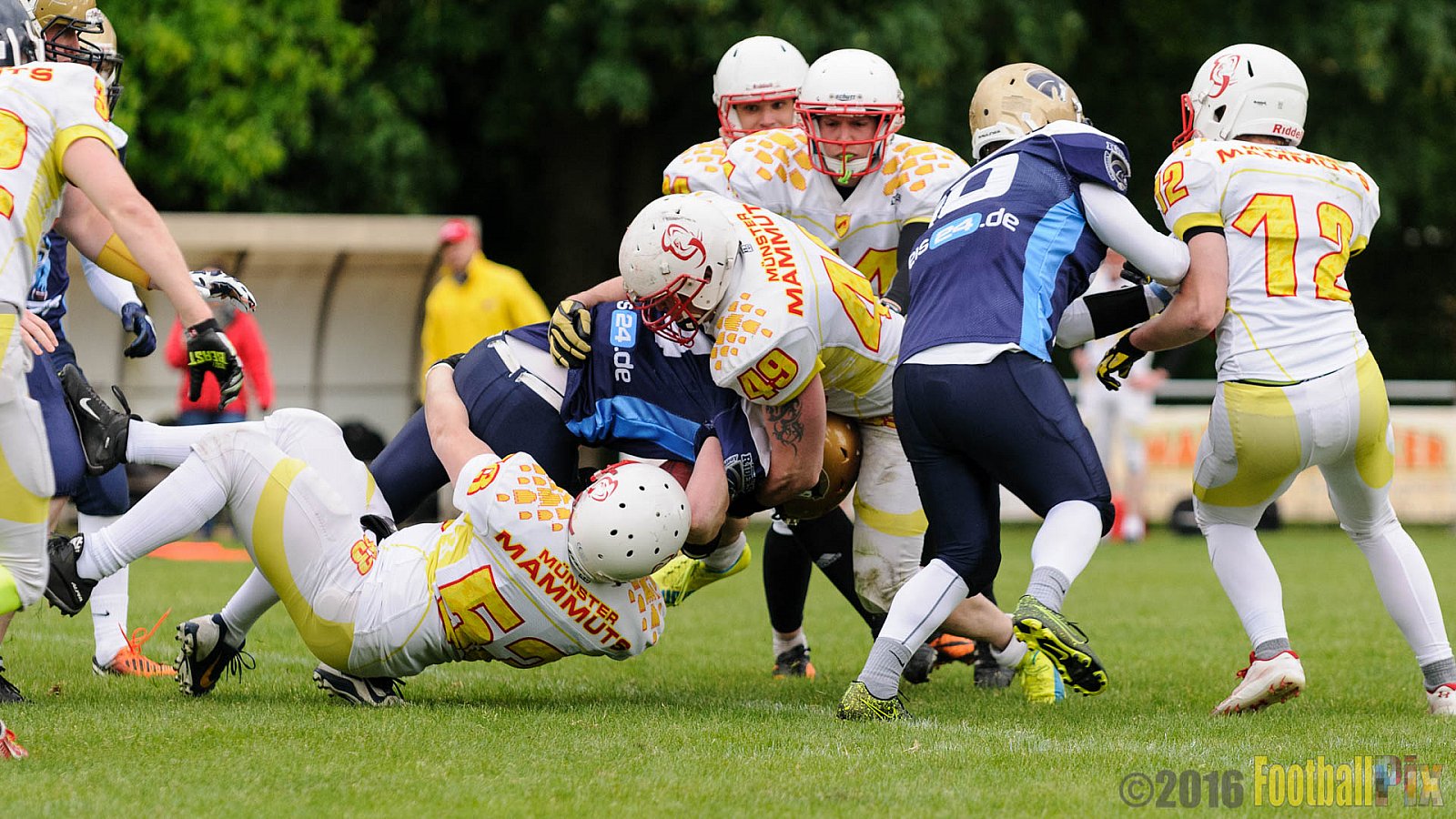 Schiefbahn Riders vs. Münster Mammuts - 16.05.2016 OL NRW: Schiefbahn Riders vs. Münster Mammuts (0:9)