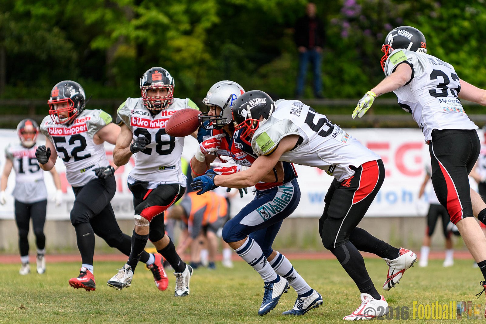 Remscheid Amboss vs. Solingen Paladins - 22.05.2016 RL NRW: Remscheid Amboss vs. Solingen Paladins (28:29)