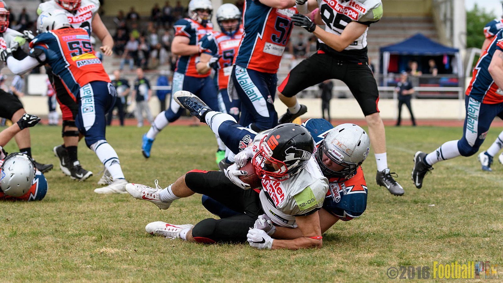 Remscheid Amboss vs. Solingen Paladins - 22.05.2016 RL NRW: Remscheid Amboss vs. Solingen Paladins (28:29)