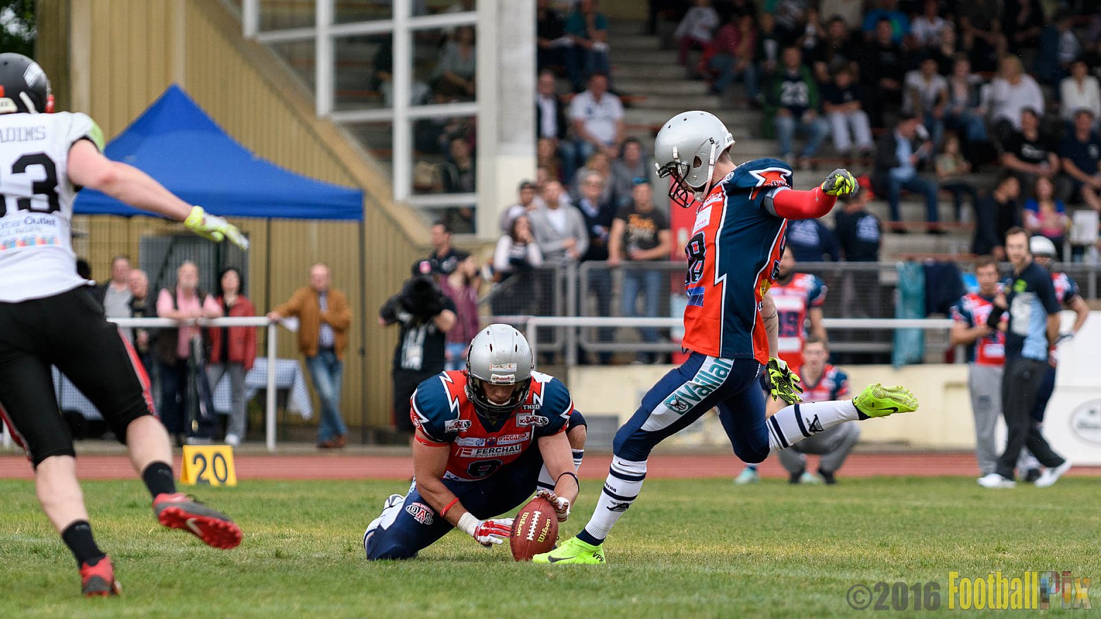 Remscheid Amboss vs. Solingen Paladins - 22.05.2016 RL NRW: Remscheid Amboss vs. Solingen Paladins (28:29)