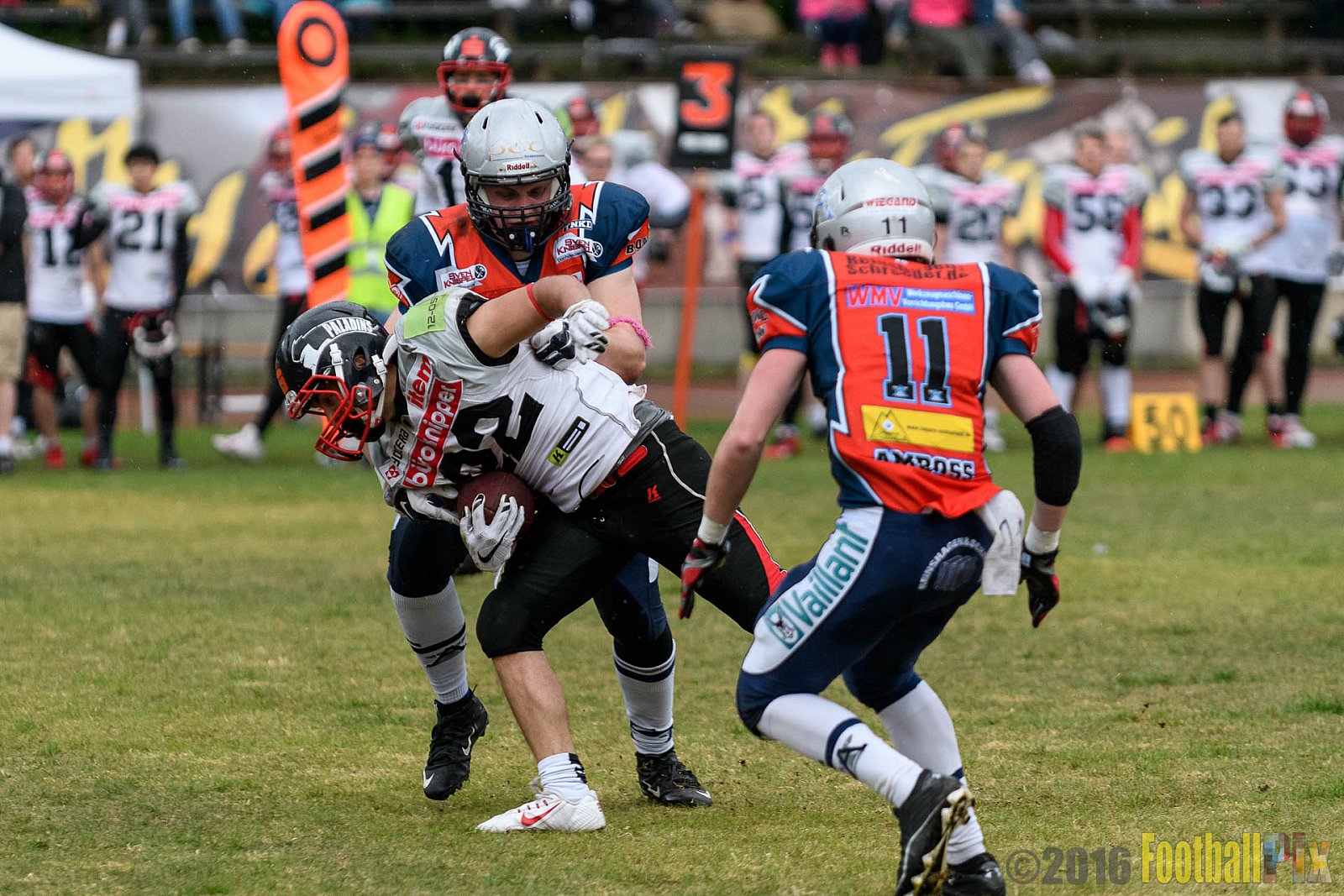 Remscheid Amboss vs. Solingen Paladins - 22.05.2016 RL NRW: Remscheid Amboss vs. Solingen Paladins (28:29)