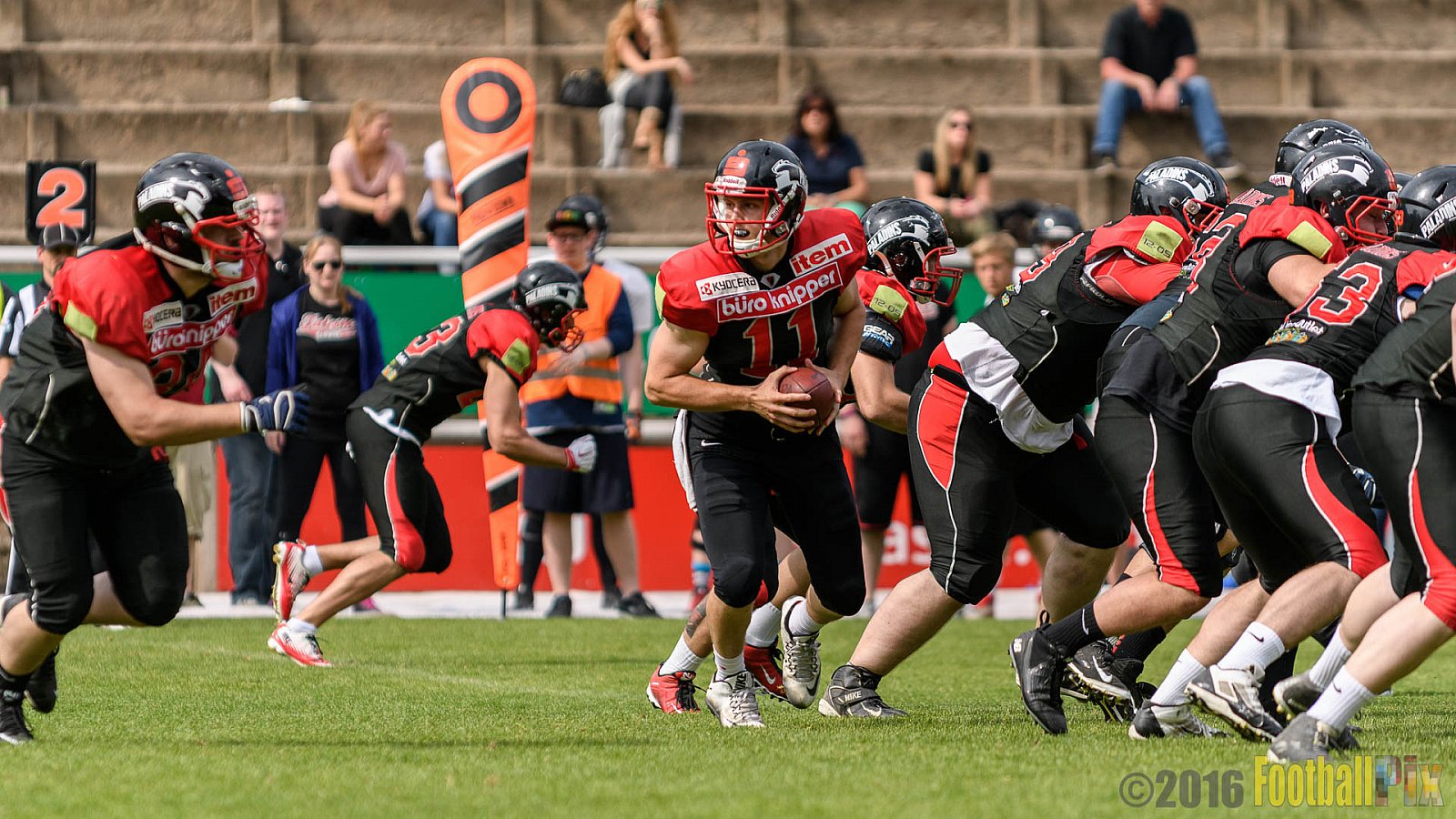 Solingen Paladins vs. Cologne Falcons - 28.05.2016 RL NRW: Solingen Paladins vs. Cologne Falcons (21:7)