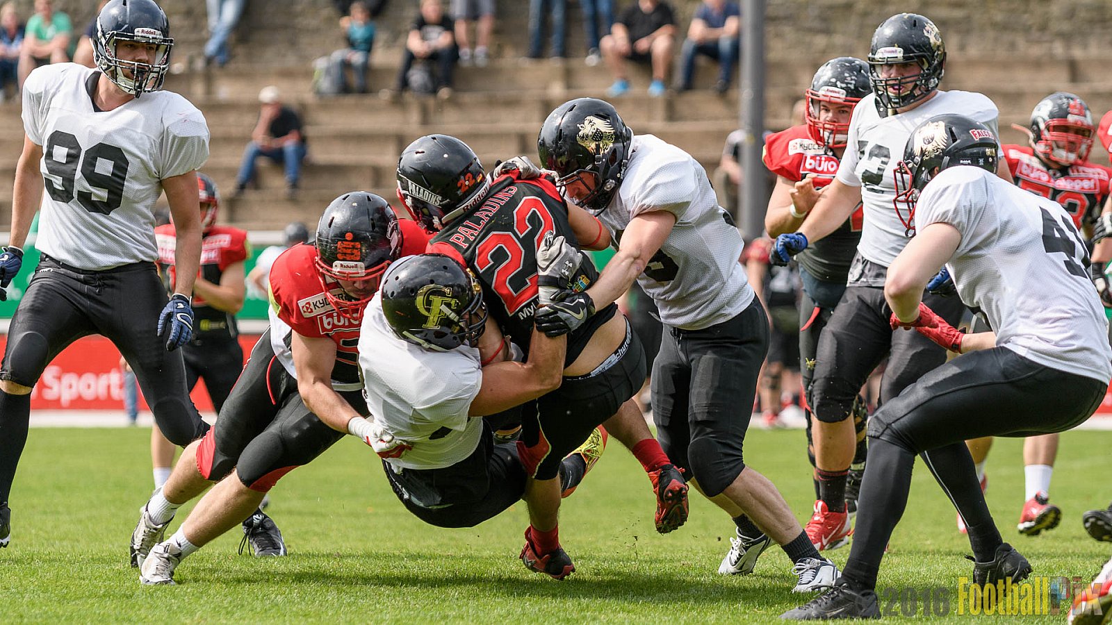 Solingen Paladins vs. Cologne Falcons - 28.05.2016 RL NRW: Solingen Paladins vs. Cologne Falcons (21:7)
