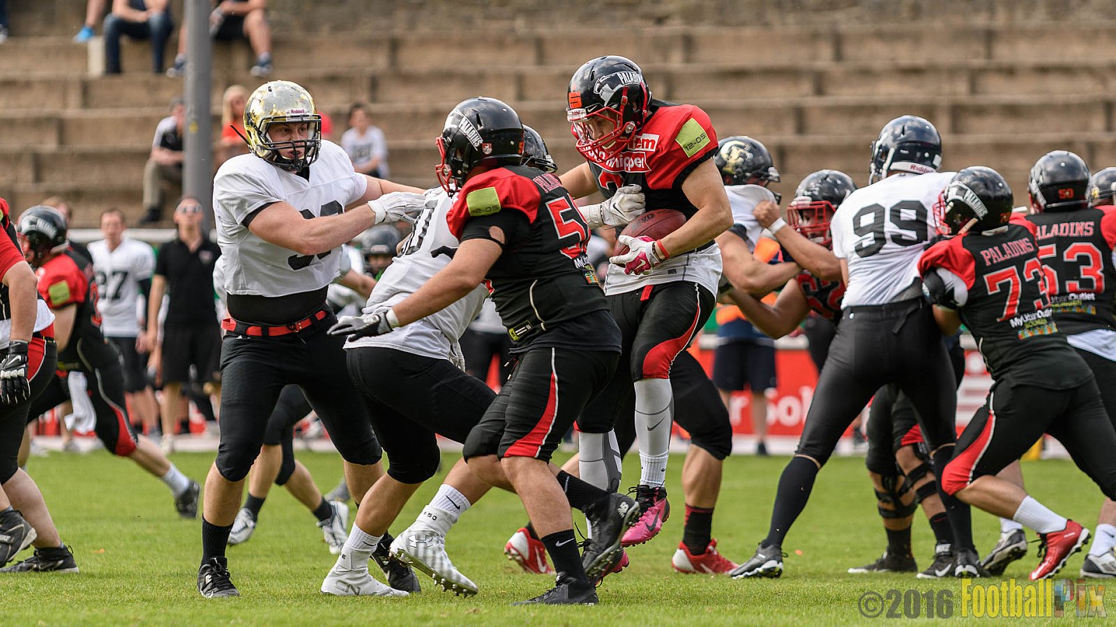 Solingen Paladins vs. Cologne Falcons - 28.05.2016 RL NRW: Solingen Paladins vs. Cologne Falcons (21:7)