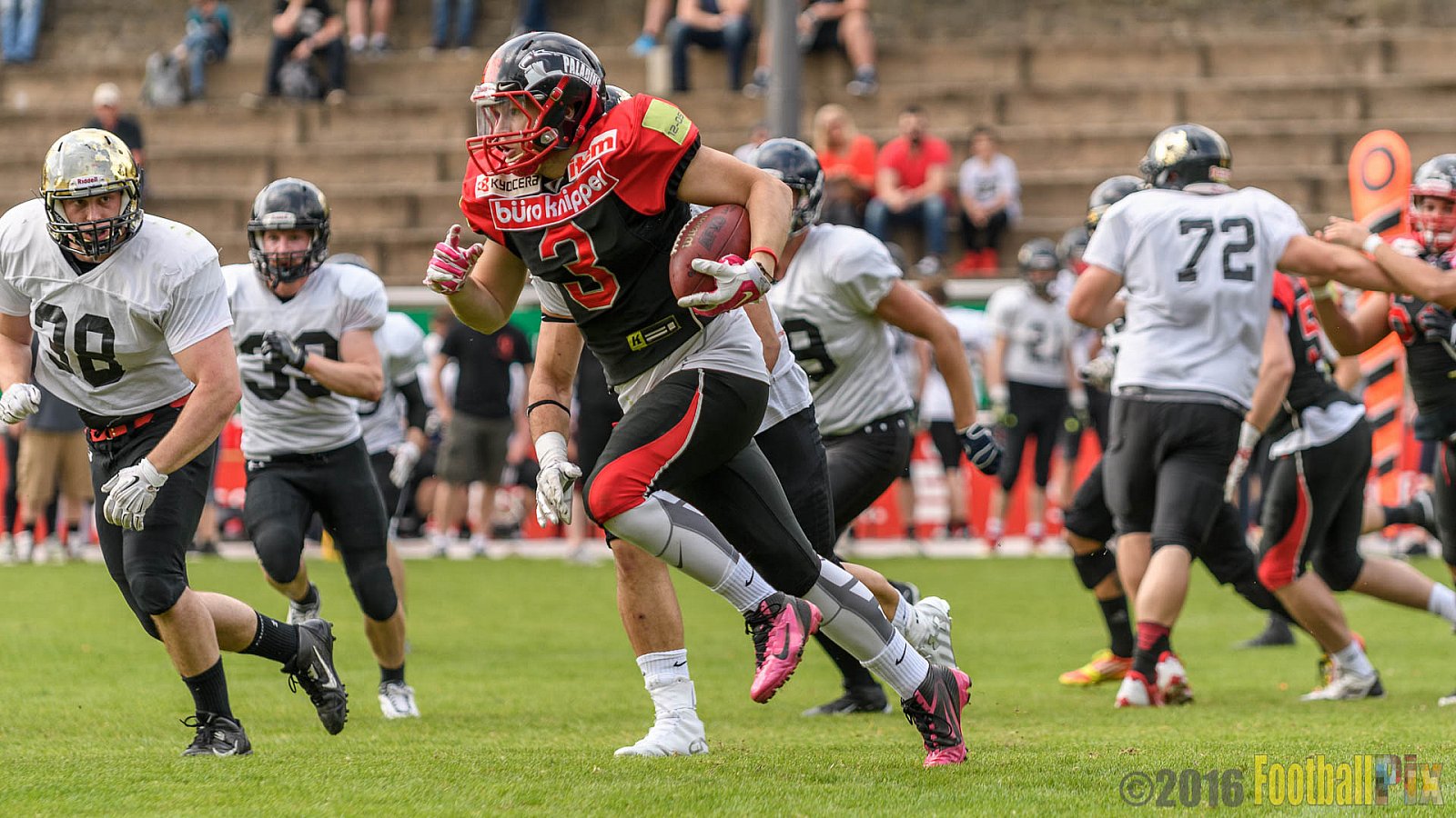 Solingen Paladins vs. Cologne Falcons - 28.05.2016 RL NRW: Solingen Paladins vs. Cologne Falcons (21:7)