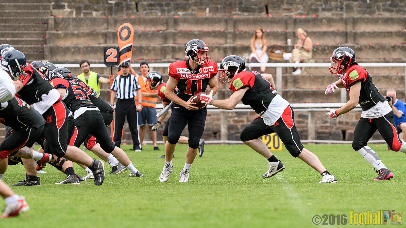 Solingen Paladins vs. Cologne Falcons - 28.05.2016 RL NRW: Solingen Paladins vs. Cologne Falcons (21:7)