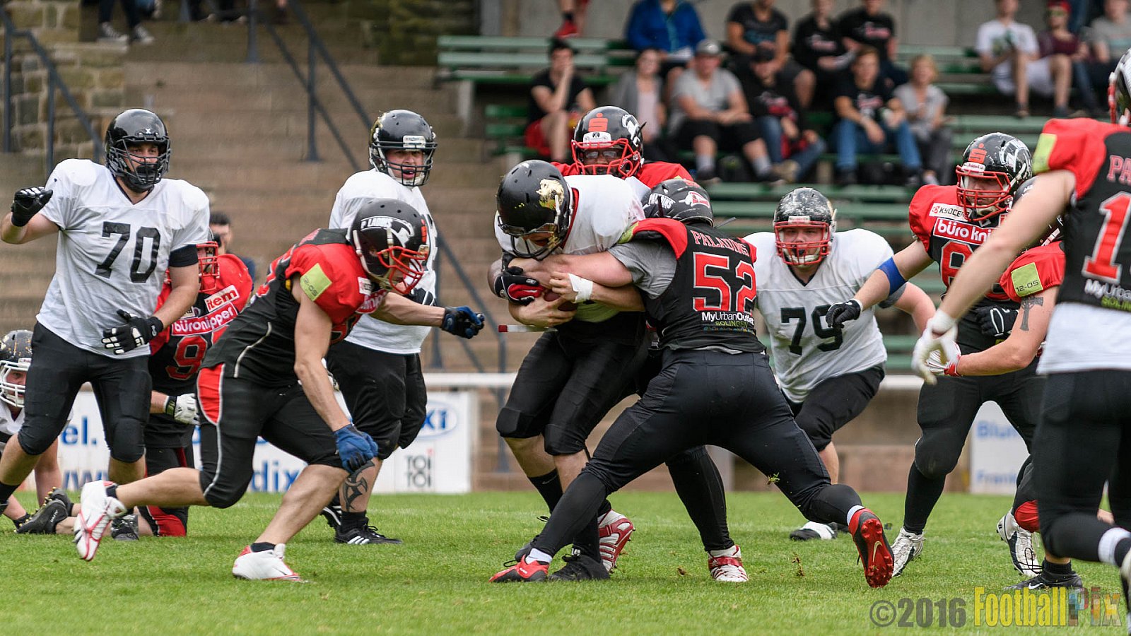 Solingen Paladins vs. Cologne Falcons - 28.05.2016 RL NRW: Solingen Paladins vs. Cologne Falcons (21:7)