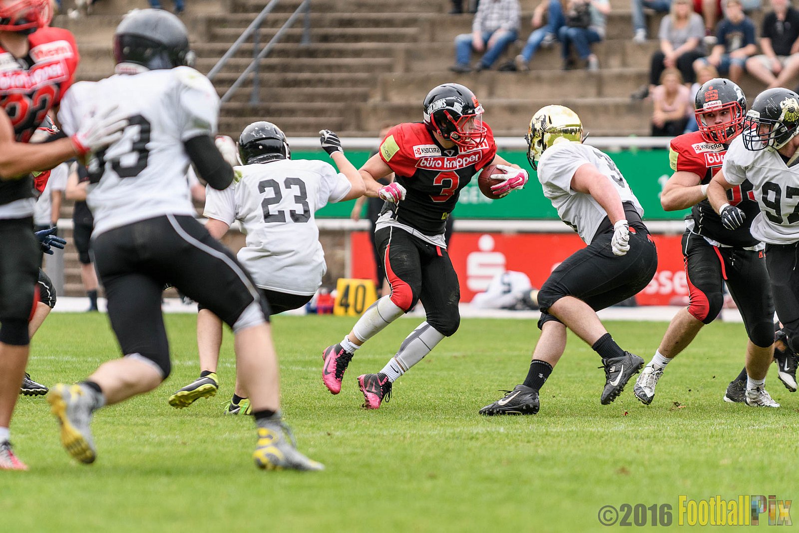 Solingen Paladins vs. Cologne Falcons - 28.05.2016 RL NRW: Solingen Paladins vs. Cologne Falcons (21:7)