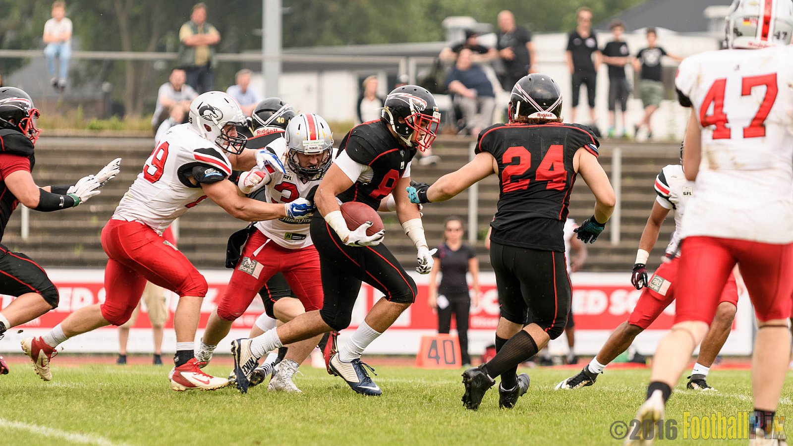Düsseldorf Panther vs. Hamburg Huskies - 04.06.2016 GFL Nord: Düsseldorf Panther vs. Hamburg Huskies (20:31)