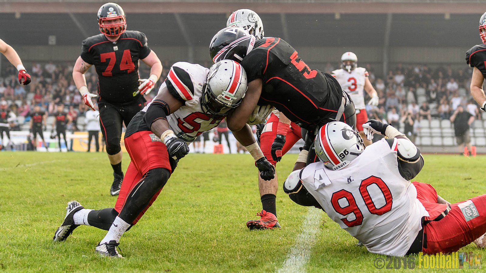 Düsseldorf Panther vs. Hamburg Huskies - 04.06.2016 GFL Nord: Düsseldorf Panther vs. Hamburg Huskies (20:31)