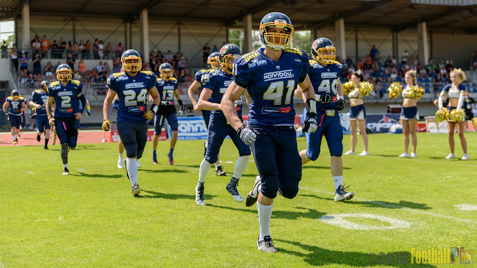 Essen Assindia Cardinals vs. Lübeck Cougars - 05.06.2016 GFL2: Essen Assindia Cardinals vs. Lübeck Cougars (16:35)