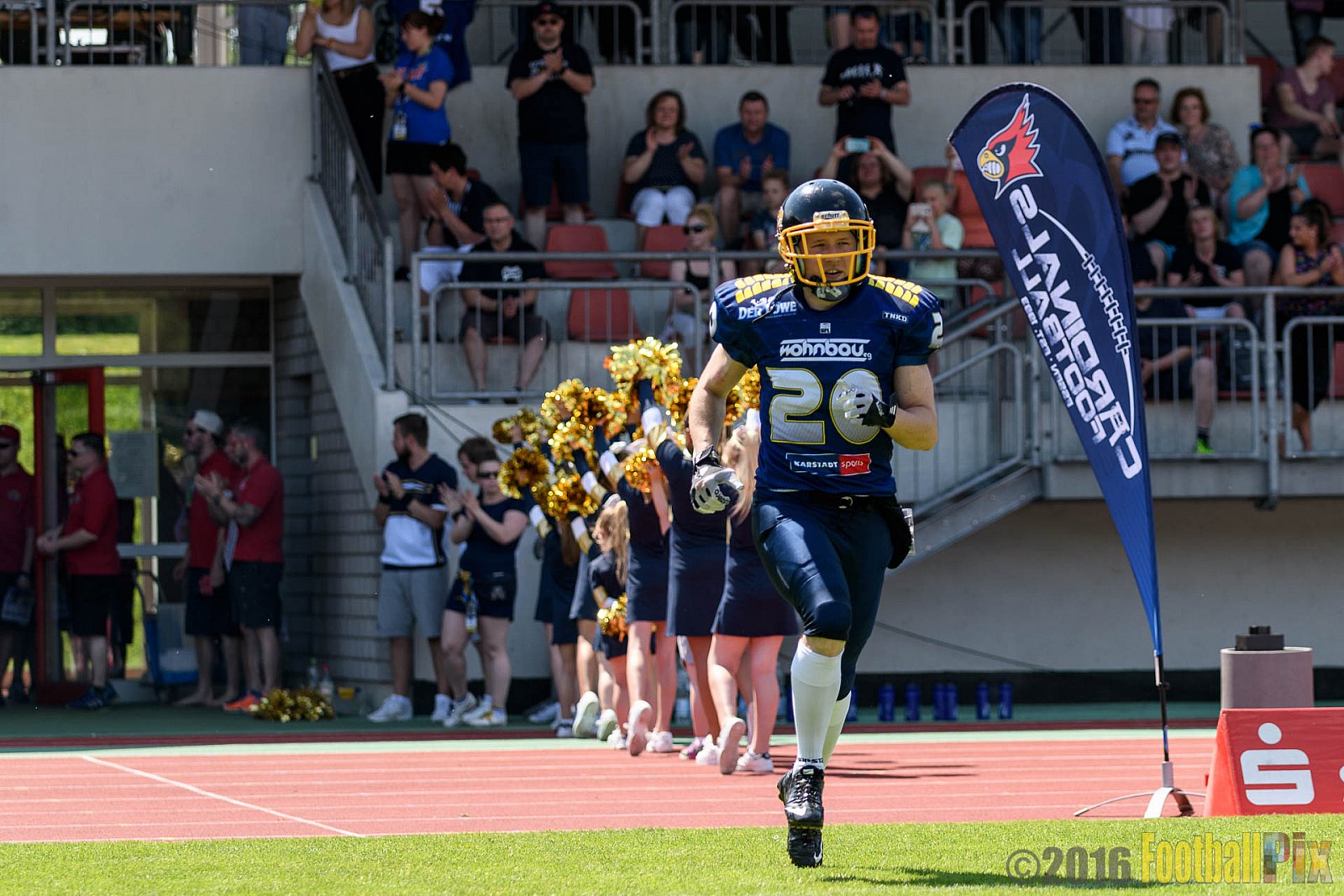 Essen Assindia Cardinals vs. Lübeck Cougars - 05.06.2016 GFL2: Essen Assindia Cardinals vs. Lübeck Cougars (16:35)