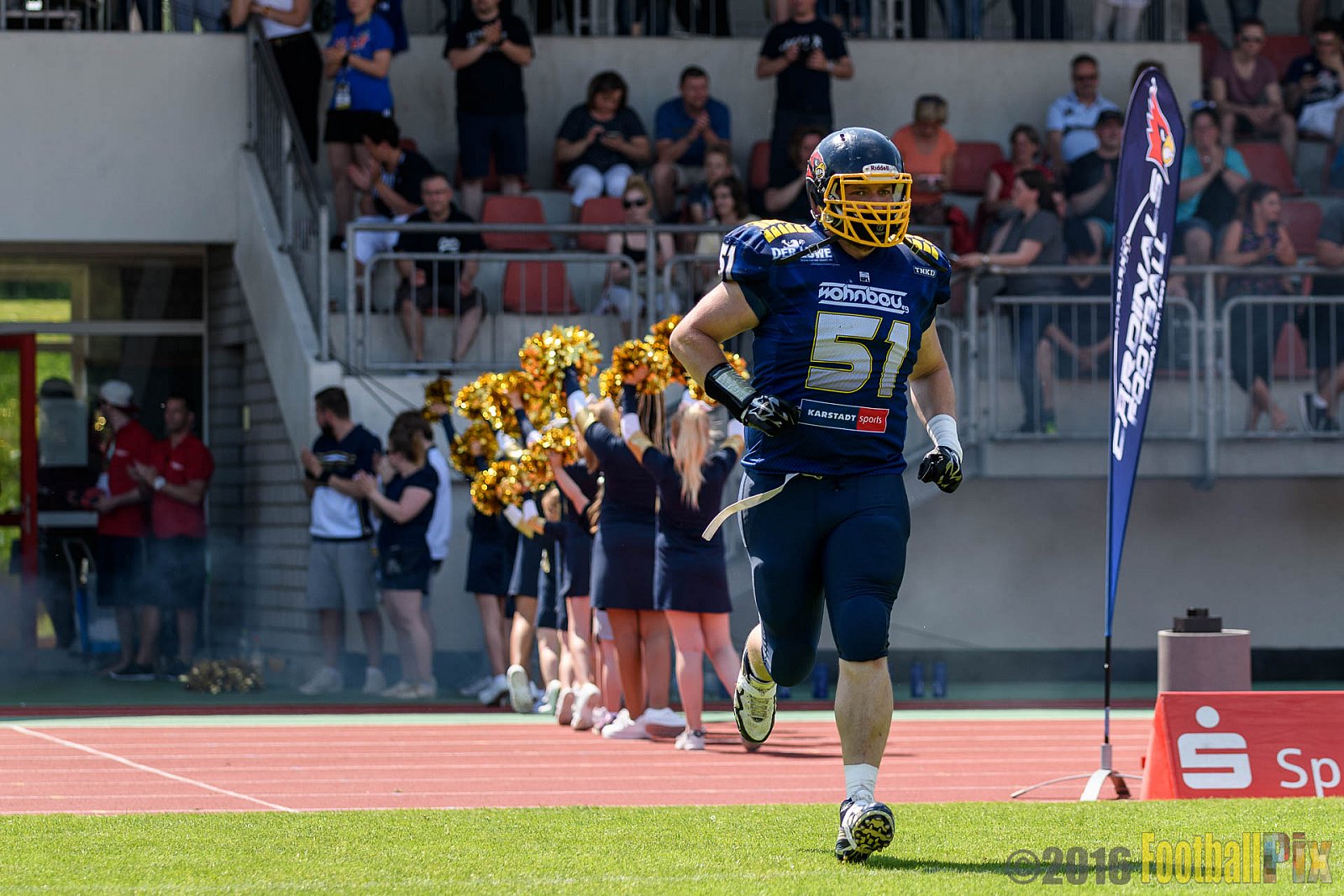 Essen Assindia Cardinals vs. Lübeck Cougars - 05.06.2016 GFL2: Essen Assindia Cardinals vs. Lübeck Cougars (16:35)