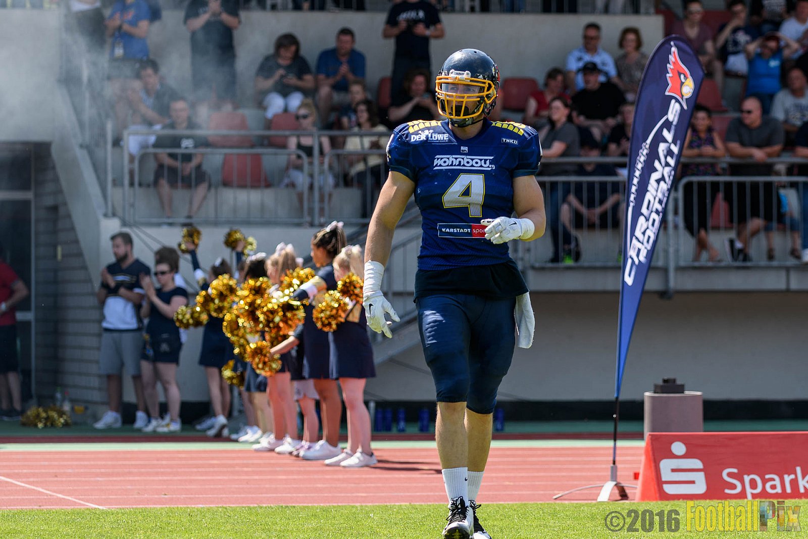 Essen Assindia Cardinals vs. Lübeck Cougars - 05.06.2016 GFL2: Essen Assindia Cardinals vs. Lübeck Cougars (16:35)