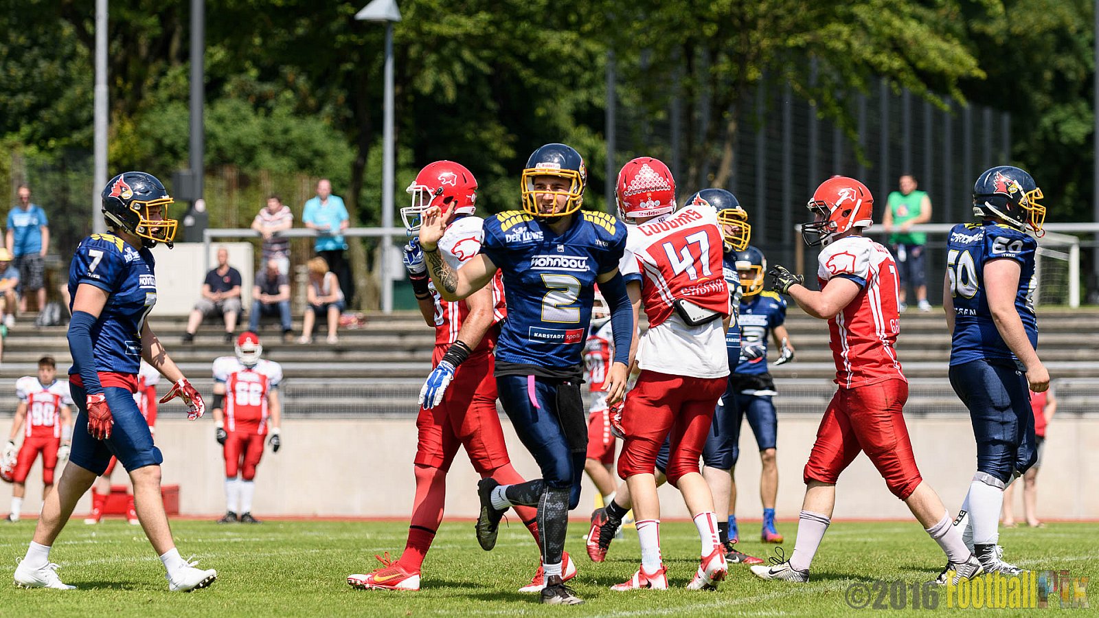 Essen Assindia Cardinals vs. Lübeck Cougars - 05.06.2016 GFL2: Essen Assindia Cardinals vs. Lübeck Cougars (16:35)