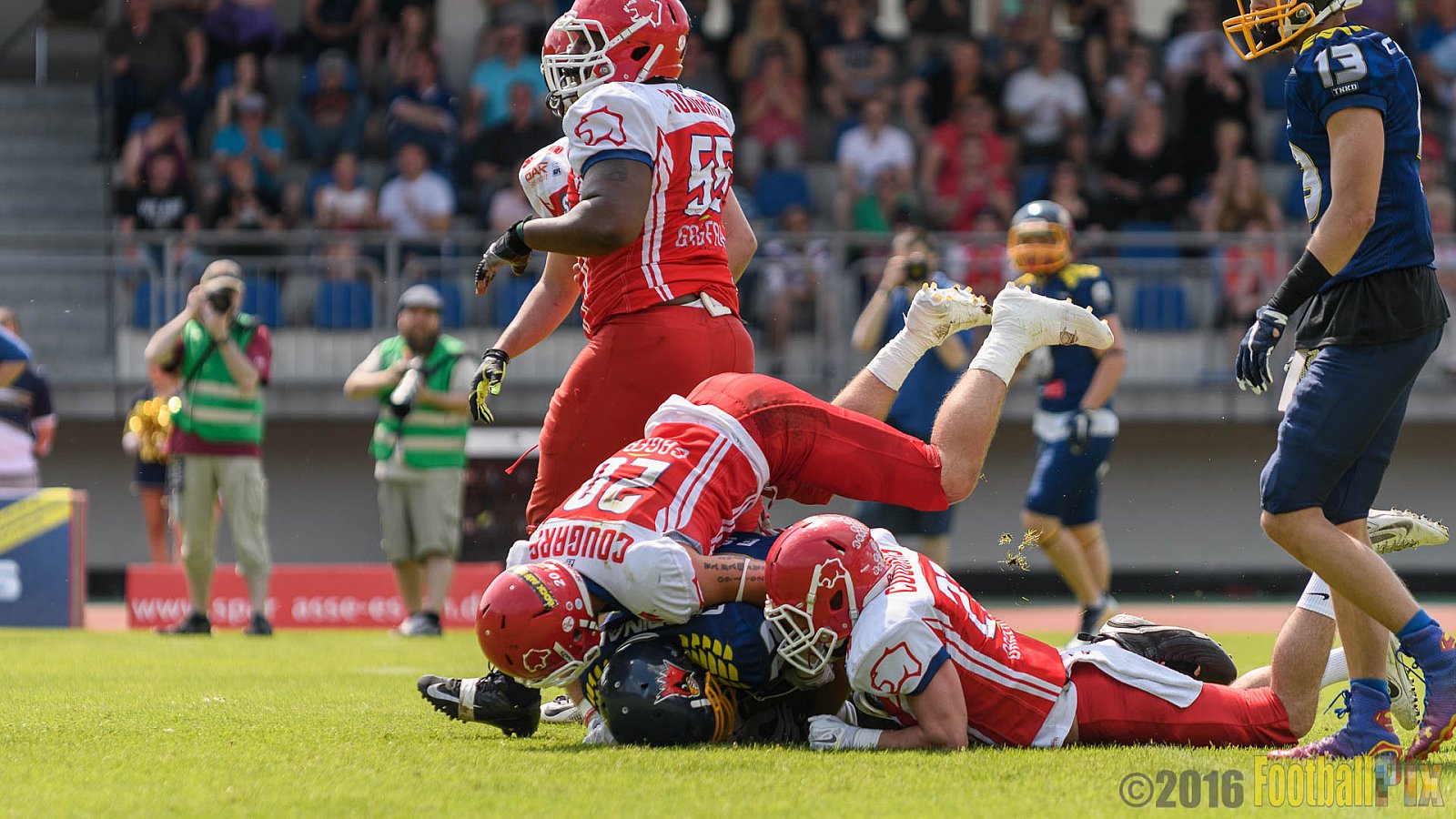Essen Assindia Cardinals vs. Lübeck Cougars - 05.06.2016 GFL2: Essen Assindia Cardinals vs. Lübeck Cougars (16:35)