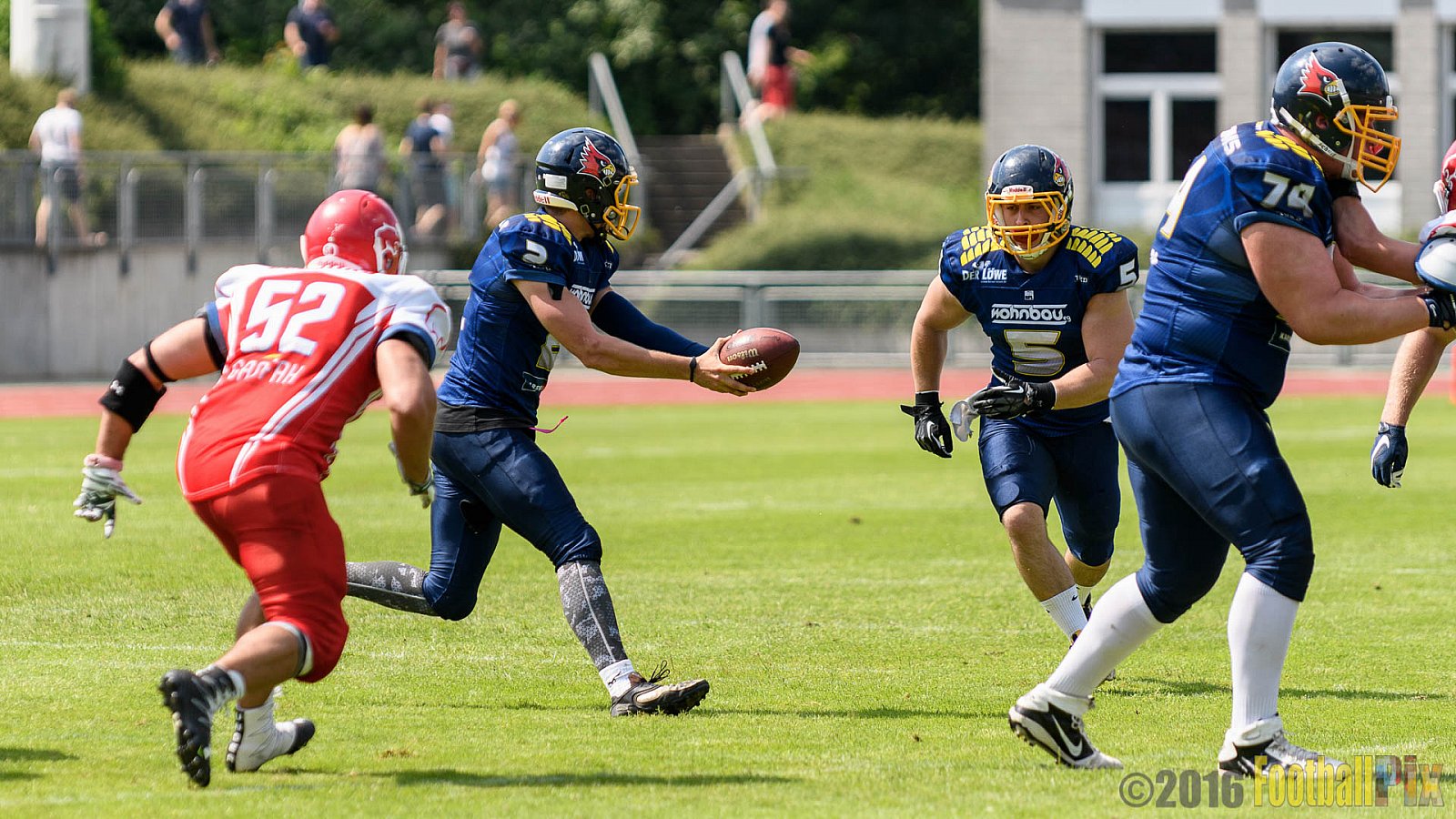 Essen Assindia Cardinals vs. Lübeck Cougars - 05.06.2016 GFL2: Essen Assindia Cardinals vs. Lübeck Cougars (16:35)