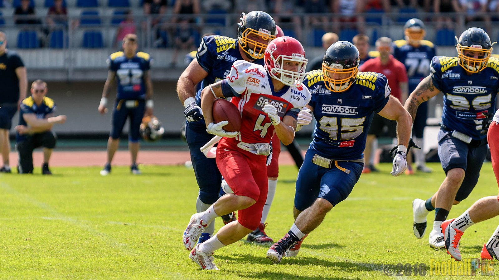 Essen Assindia Cardinals vs. Lübeck Cougars - 05.06.2016 GFL2: Essen Assindia Cardinals vs. Lübeck Cougars (16:35)