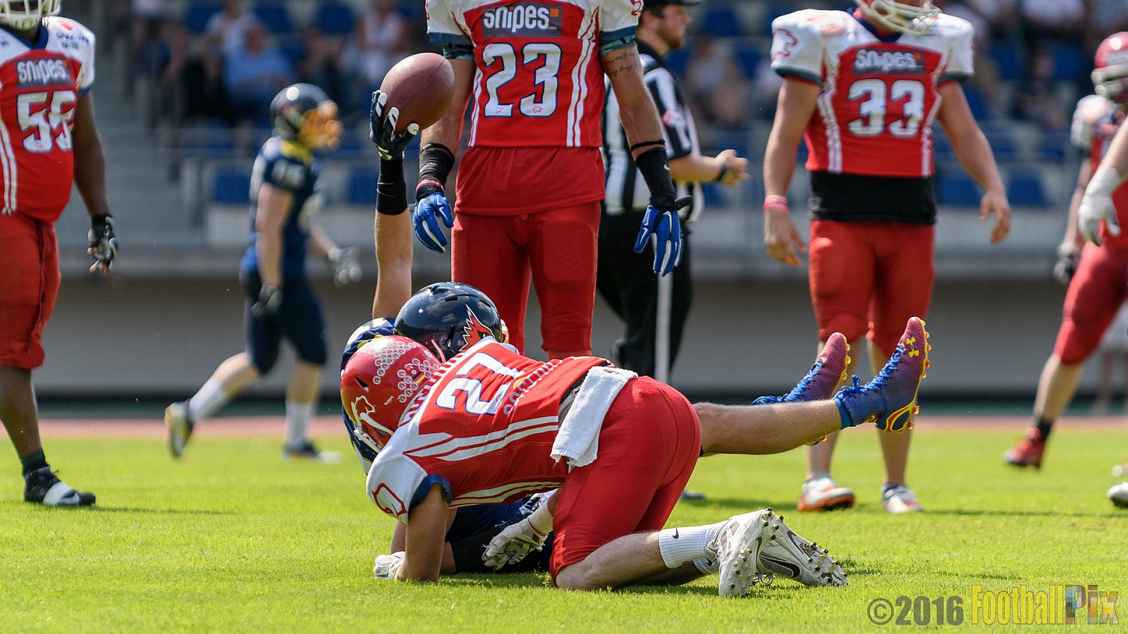 Essen Assindia Cardinals vs. Lübeck Cougars - 05.06.2016 GFL2: Essen Assindia Cardinals vs. Lübeck Cougars (16:35)