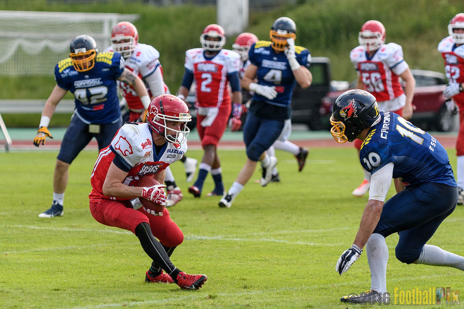 Essen Assindia Cardinals vs. Lübeck Cougars - 05.06.2016 GFL2: Essen Assindia Cardinals vs. Lübeck Cougars (16:35)