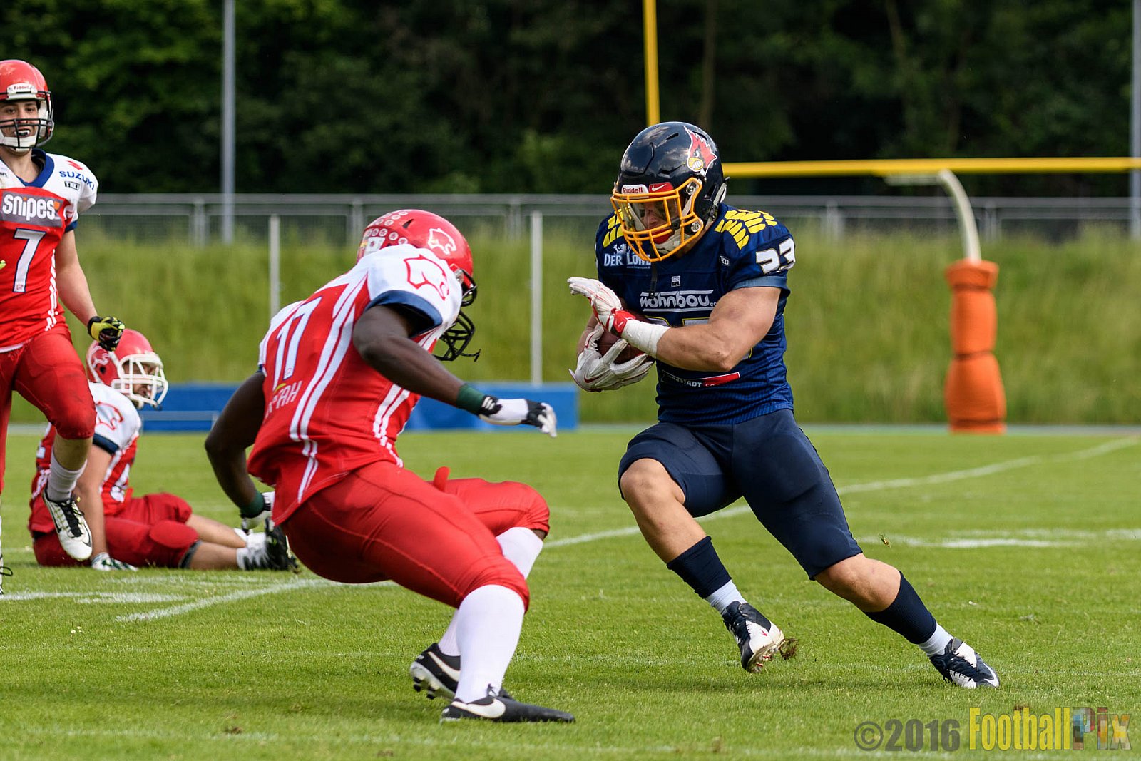 Essen Assindia Cardinals vs. Lübeck Cougars - 05.06.2016 GFL2: Essen Assindia Cardinals vs. Lübeck Cougars (16:35)