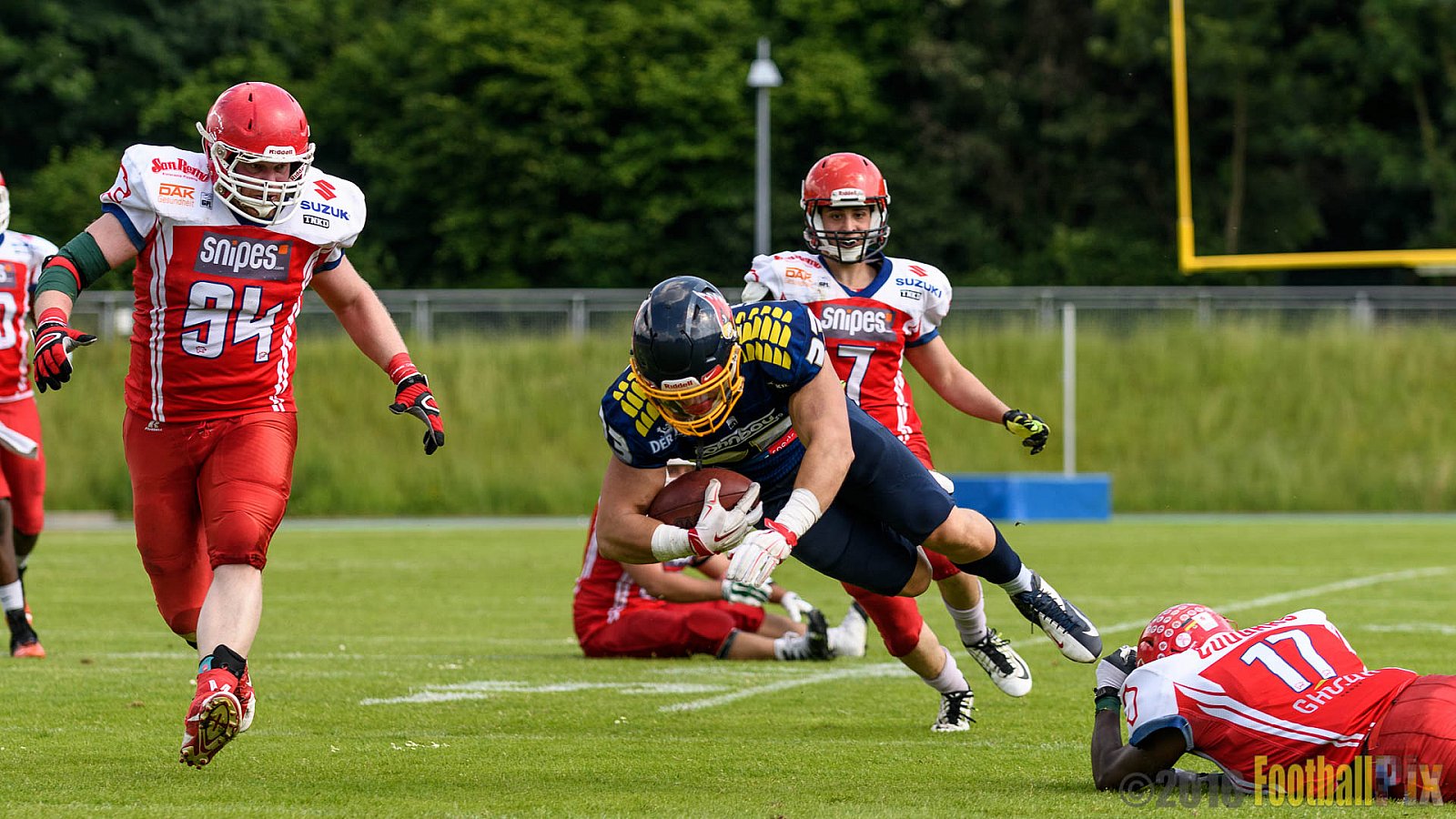 Essen Assindia Cardinals vs. Lübeck Cougars - 05.06.2016 GFL2: Essen Assindia Cardinals vs. Lübeck Cougars (16:35)