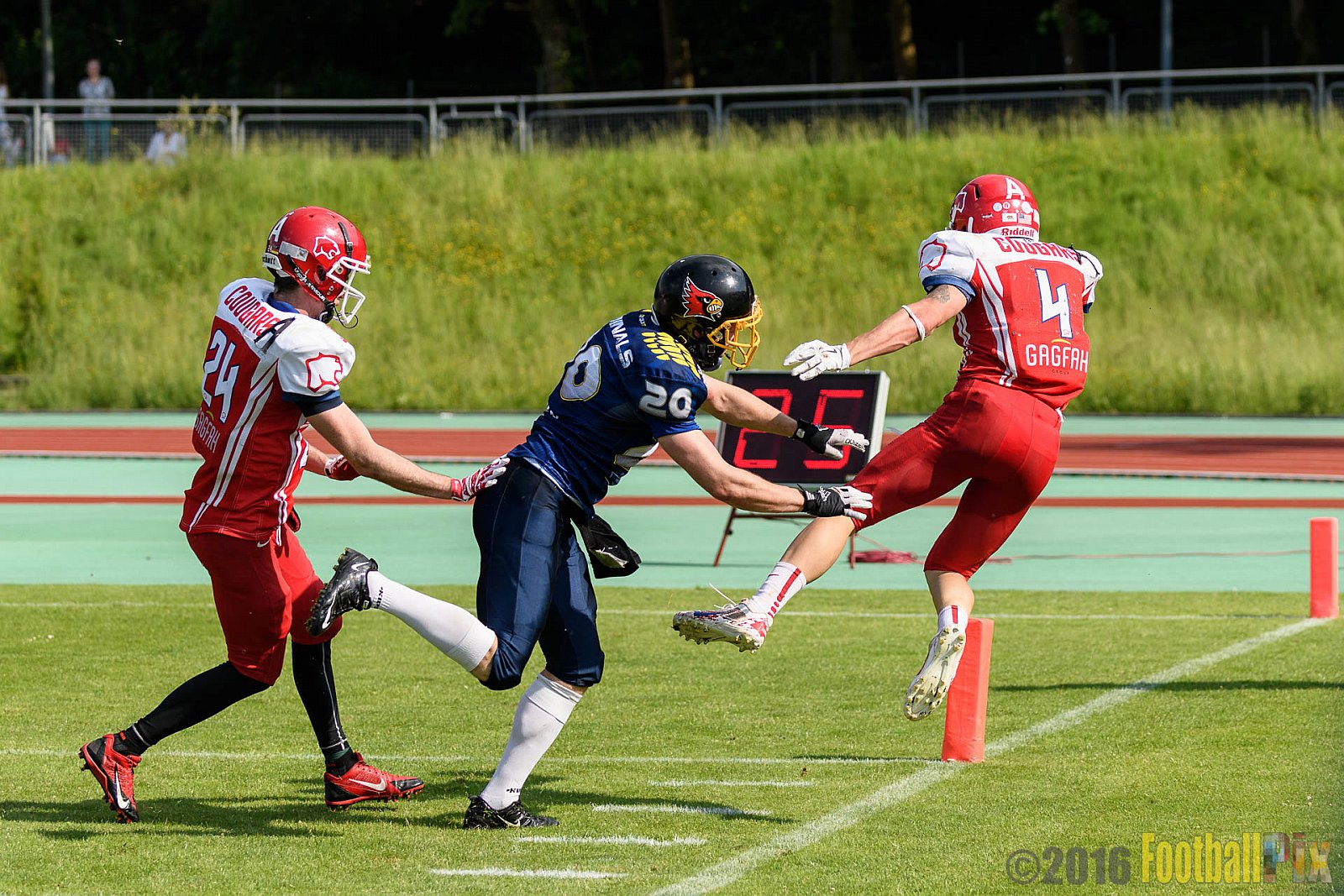 Essen Assindia Cardinals vs. Lübeck Cougars - 05.06.2016 GFL2: Essen Assindia Cardinals vs. Lübeck Cougars (16:35)