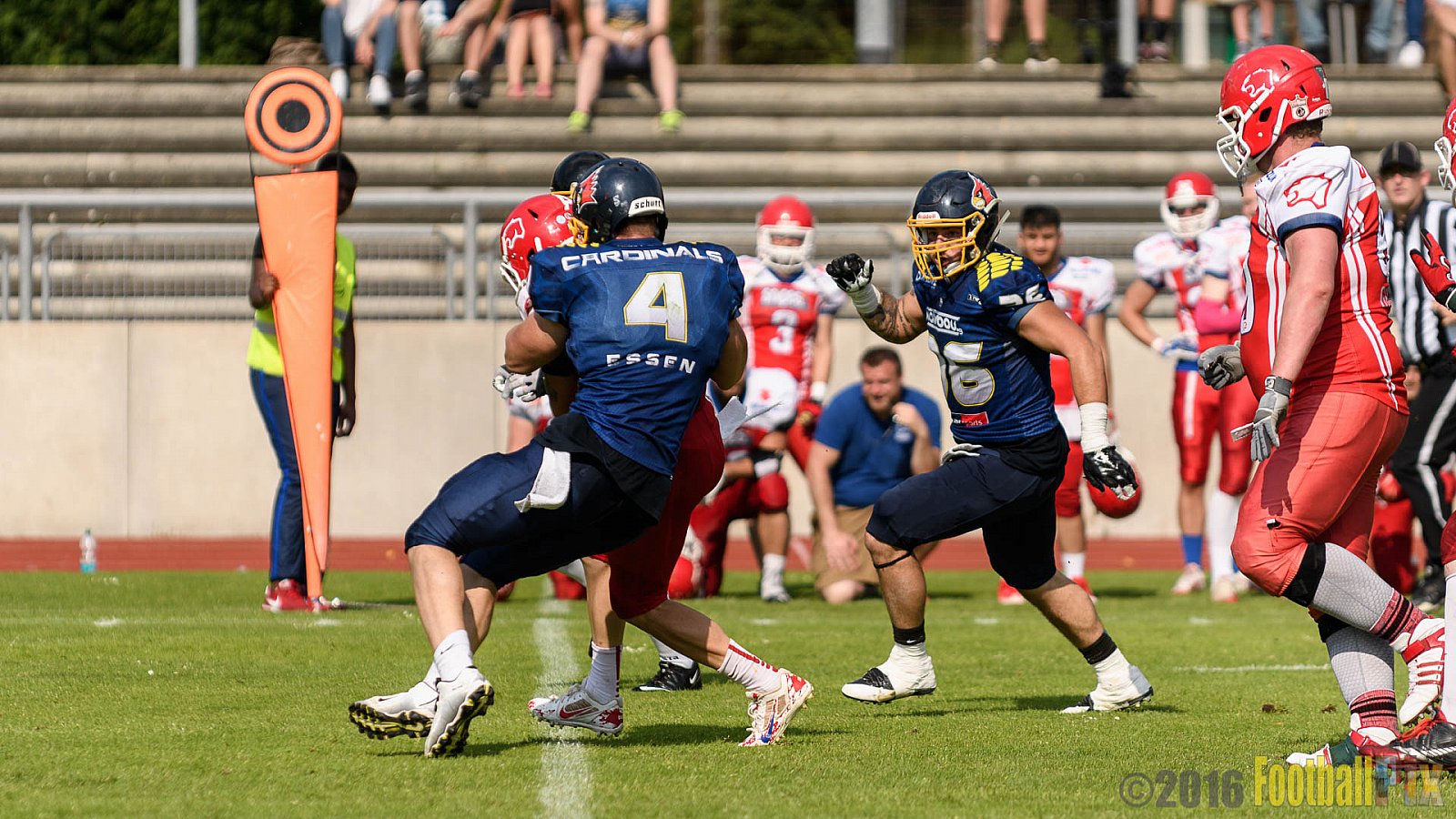 Essen Assindia Cardinals vs. Lübeck Cougars - 05.06.2016 GFL2: Essen Assindia Cardinals vs. Lübeck Cougars (16:35)
