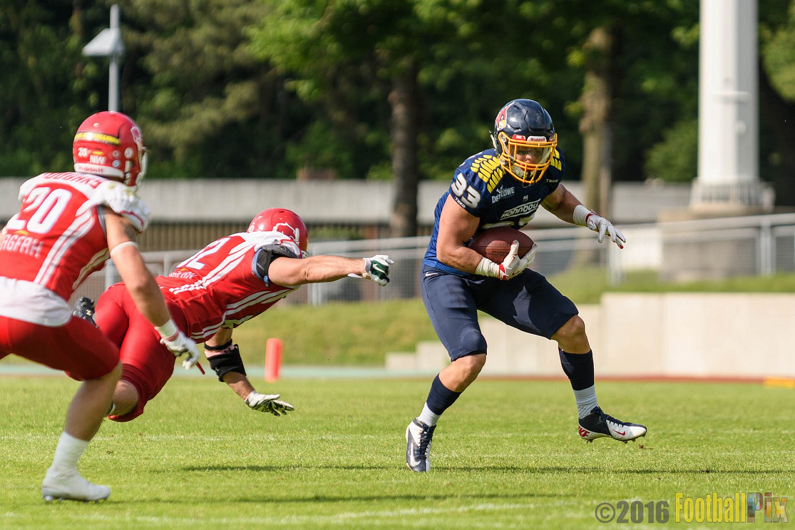 Essen Assindia Cardinals vs. Lübeck Cougars - 05.06.2016 GFL2: Essen Assindia Cardinals vs. Lübeck Cougars (16:35)