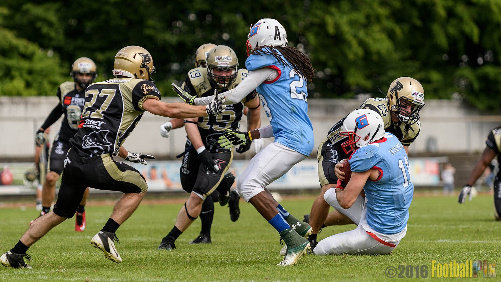  Bonn Gamecocks vs. Paderborn Dolphins - 11.06.2016 GFL2: Bonn Gamecocks vs. Paderborn Dolphins (37:40)