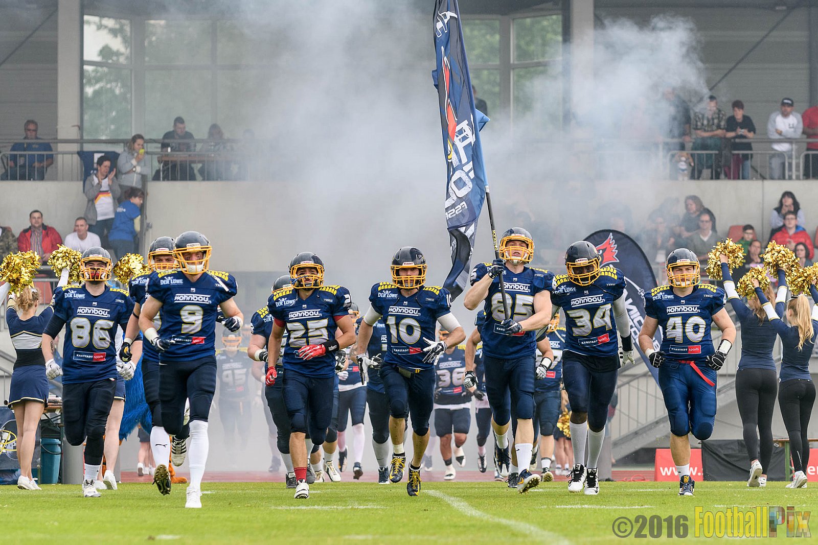 Essen Assindia Cardinals vs. Potsdam Royals - 12.06.2016 GFL2: Essen Assindia Cardinals vs. Potsdam Royals (9:34)