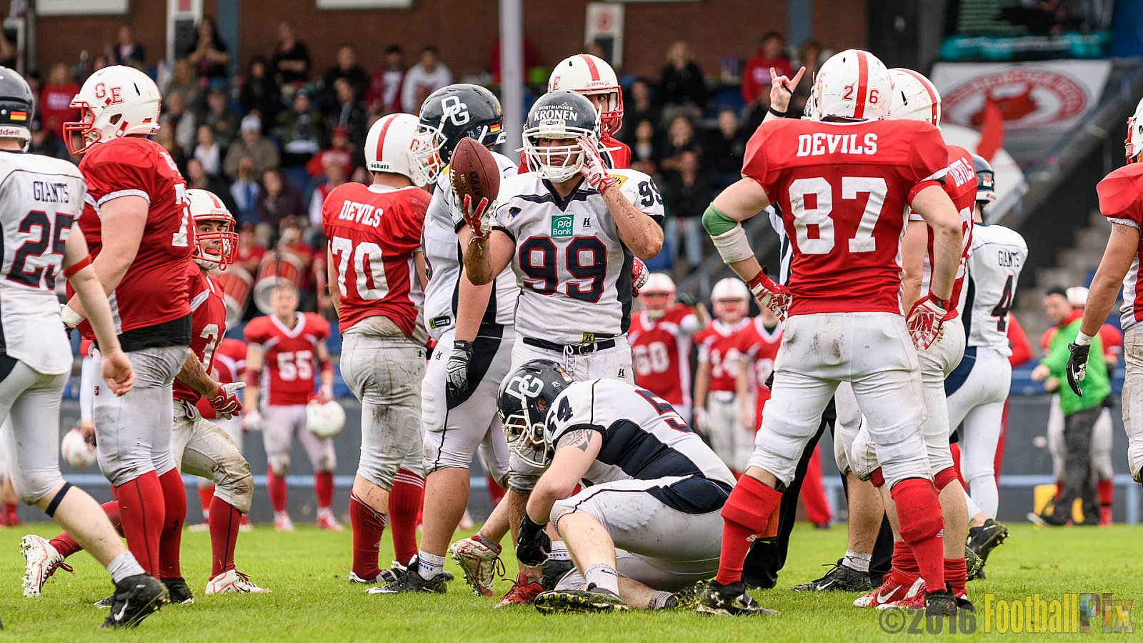 Gelsenkirchen Devils vs. Dortmund Giants - 18.06.2016 OL NRW: Gelsenkirchen Devils vs. Dortmund Giants (7:10)