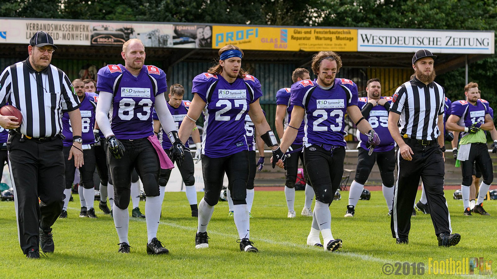 Langenfeld Longhorns vs. Aachen Vampires - 26.06.2016 RL NRW: Langenfeld Longhorns vs. Aachen Vampires (39:7)