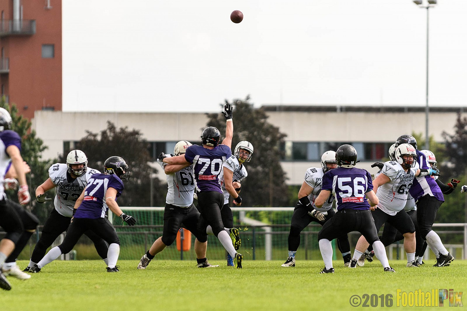 Langenfeld Longhorns vs. Aachen Vampires - 26.06.2016 RL NRW: Langenfeld Longhorns vs. Aachen Vampires (39:7)