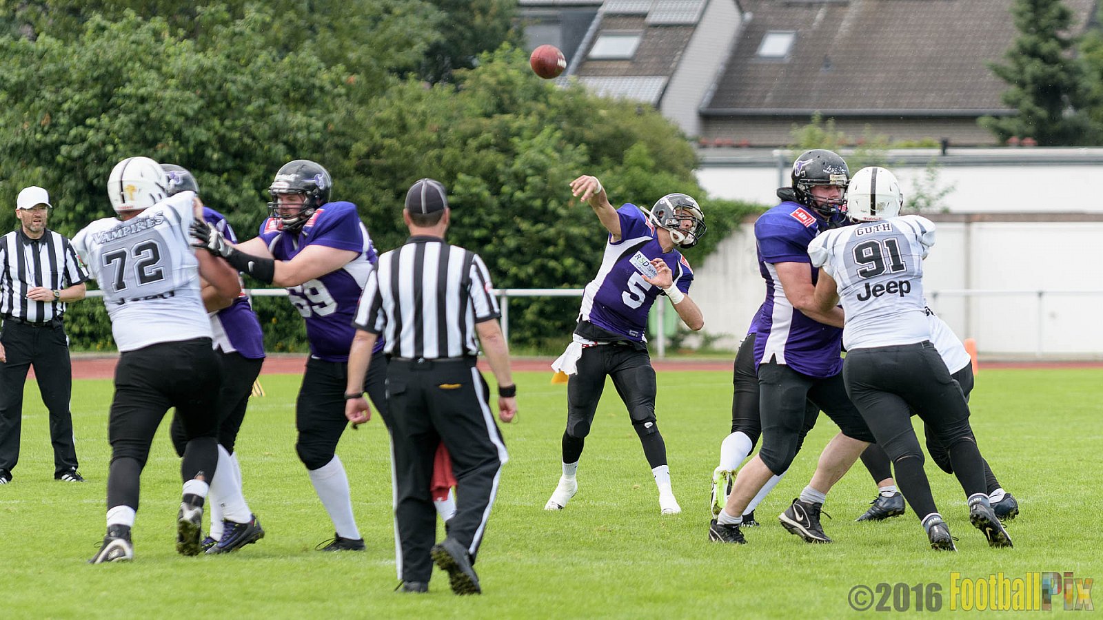 Langenfeld Longhorns vs. Aachen Vampires - 26.06.2016 RL NRW: Langenfeld Longhorns vs. Aachen Vampires (39:7)