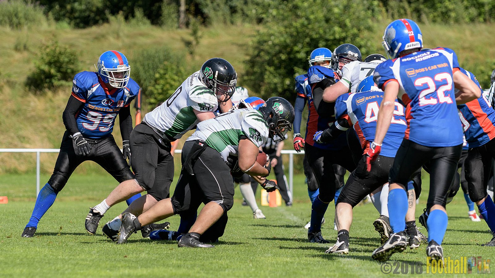 Bocholt Rhinos vs. Rheine Raptors - 02.07.2016 VL NRW: Bocholt Rhinos vs. Rheine Raptors (20:44)