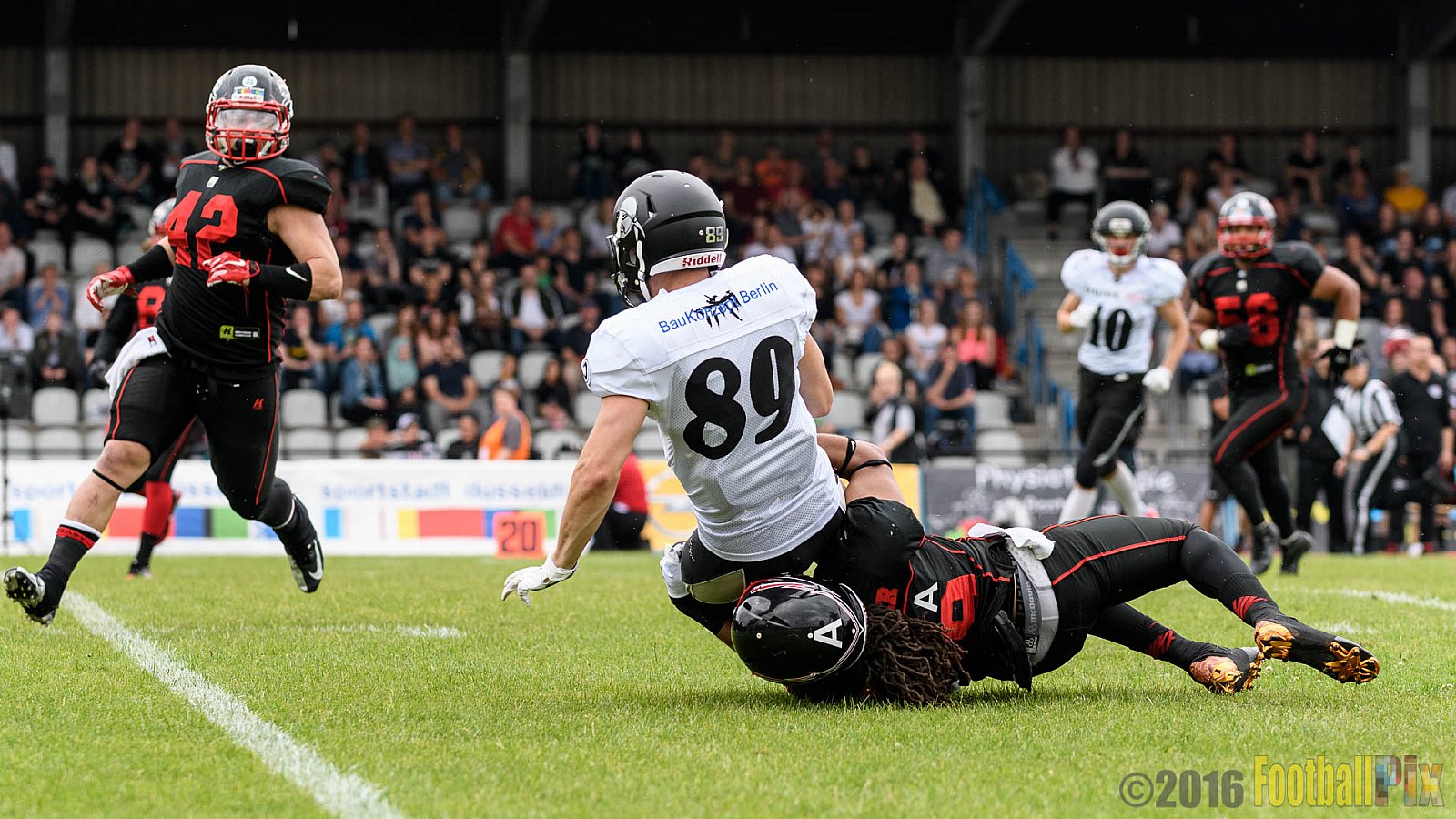 Düsseldorf Panther vs. Berlin Rebels - 16.07.2016 GFL Nord: Düsseldorf Panther vs. Berlin Rebels (14:36)